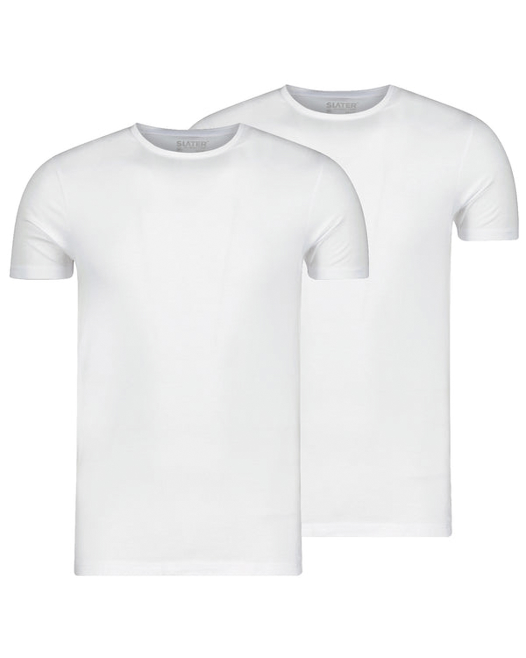 Slater 10+10 Tencel 2-pack Heren T-shirt r-neck