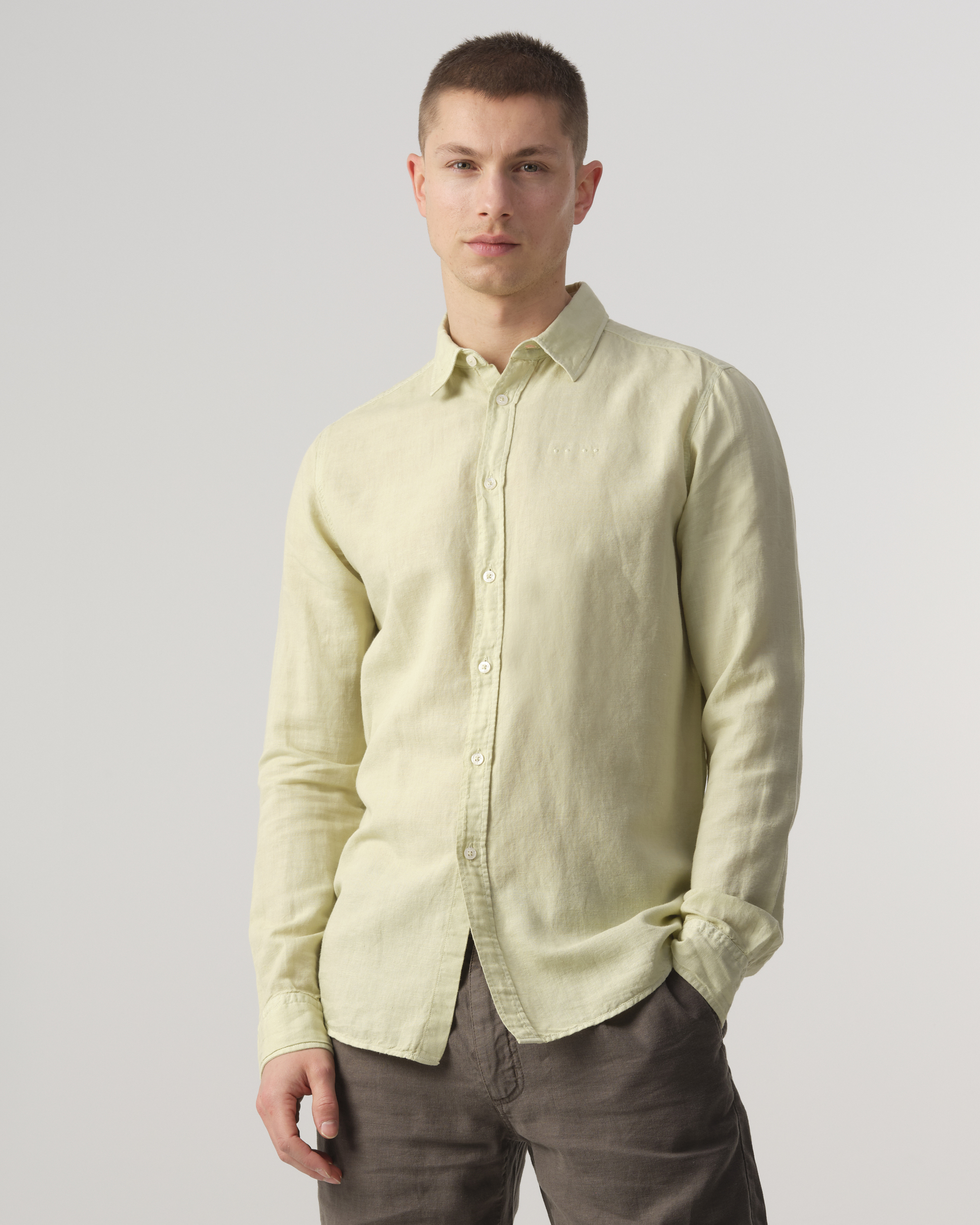 J.C. Rags regular fit overhemd Jayden Linen lint