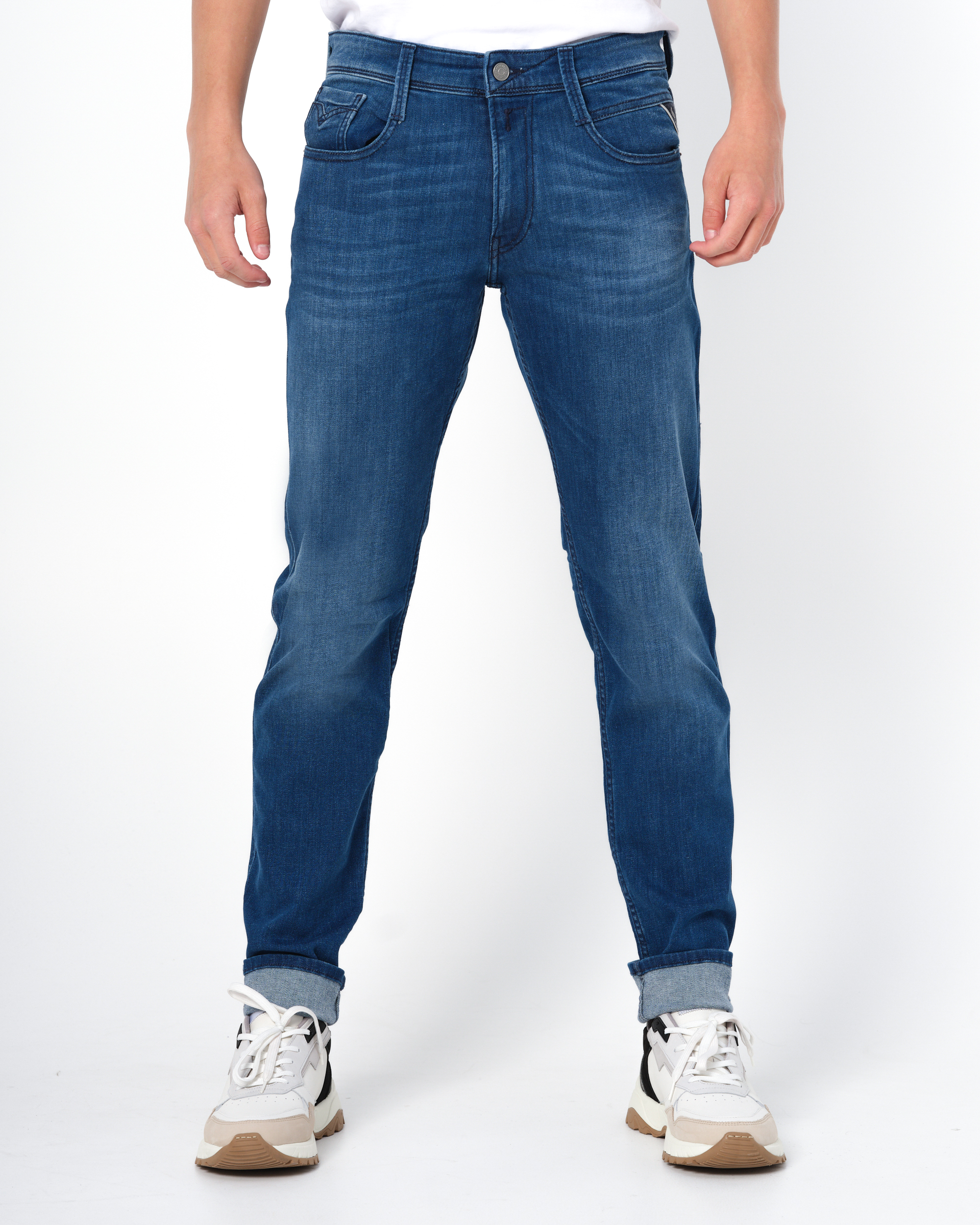 Replay Anbass Powerstretch Heren Jeans