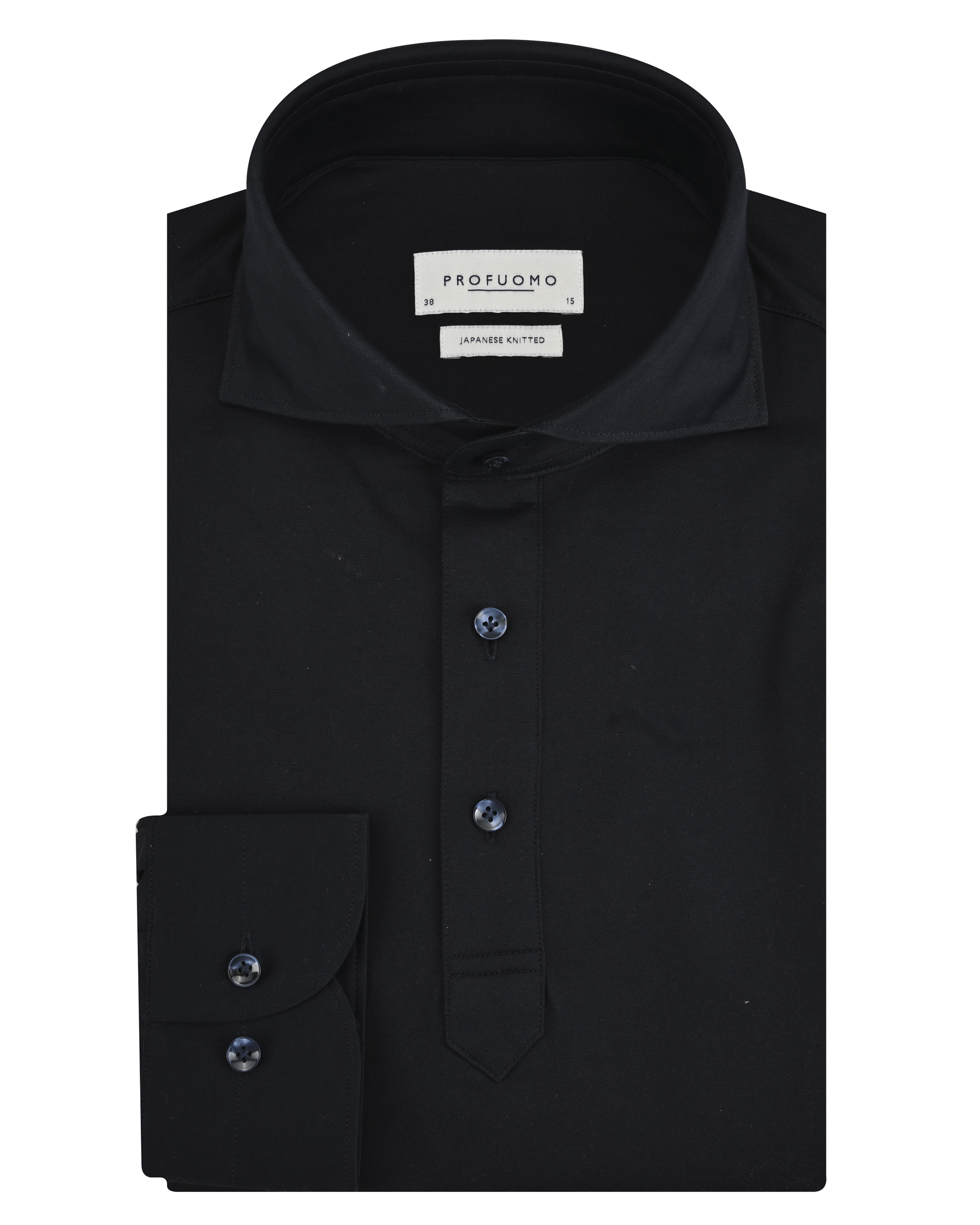 PROFUOMO Heren Polo's & T-shirts Shirt Polo Camiche Sc Sf Donkerblauw