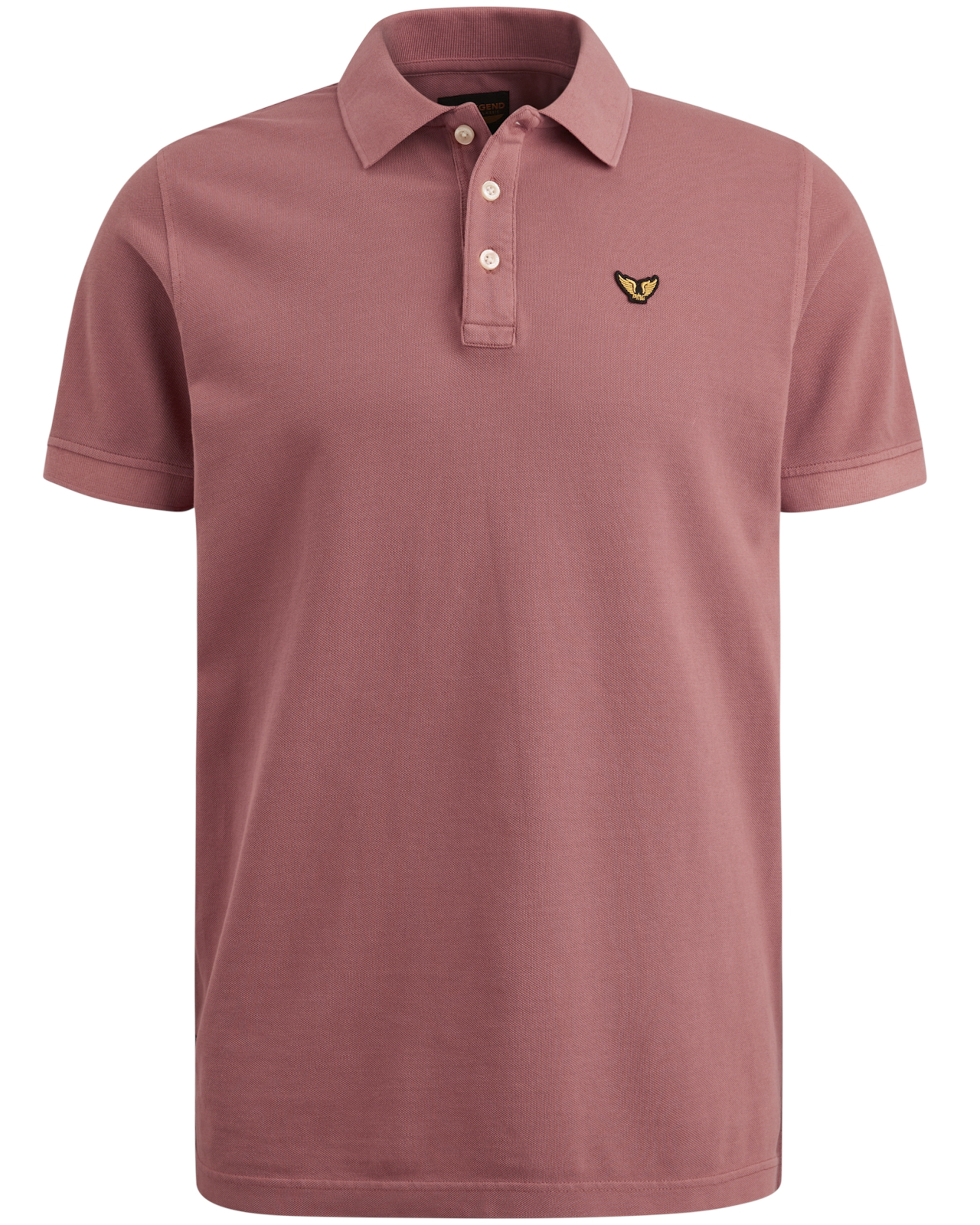 PME LEGEND Heren Polo's & T-shirts Short Sleeve Polo Garment Dye Rood