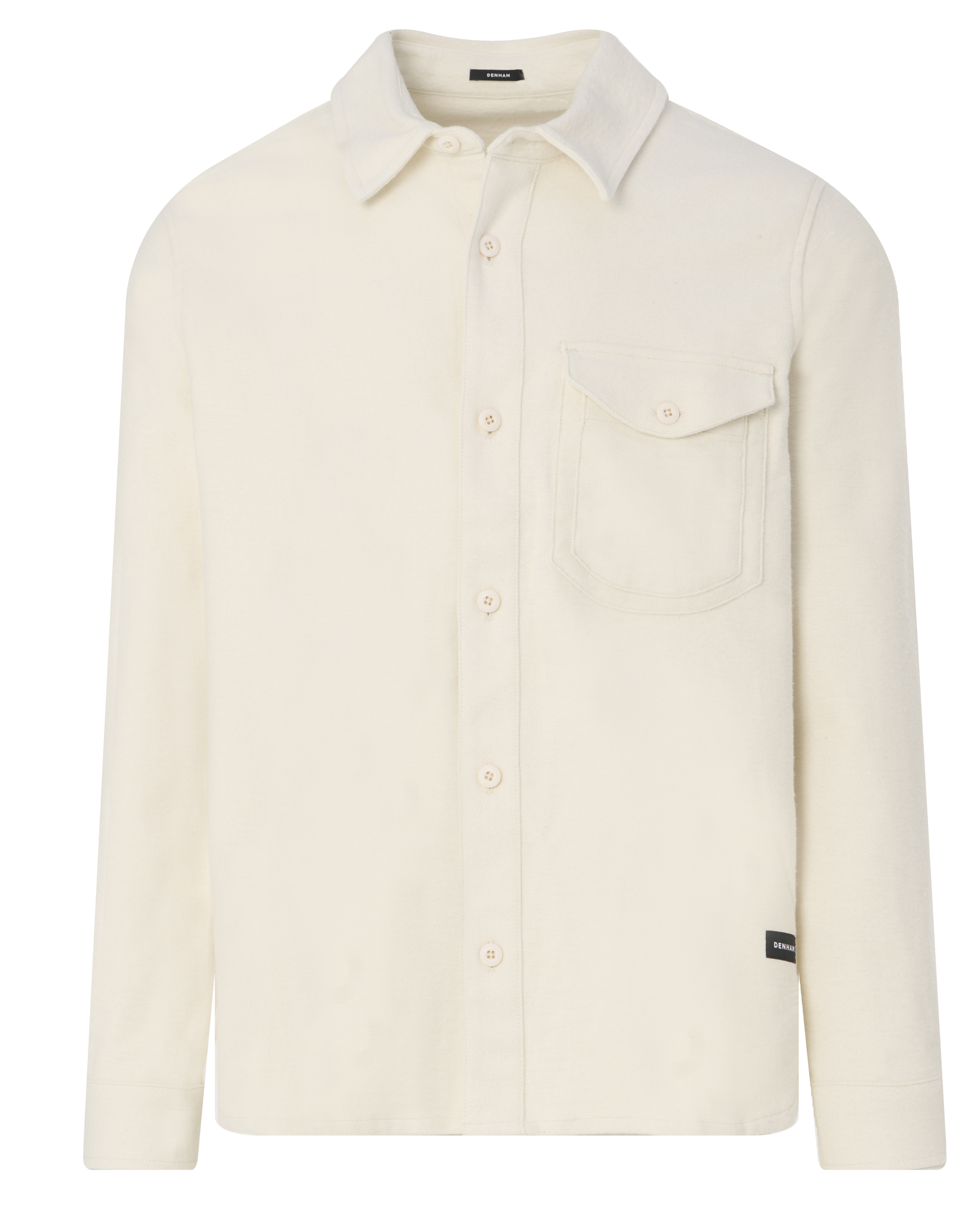 Denham Overshirt Off-White Beige