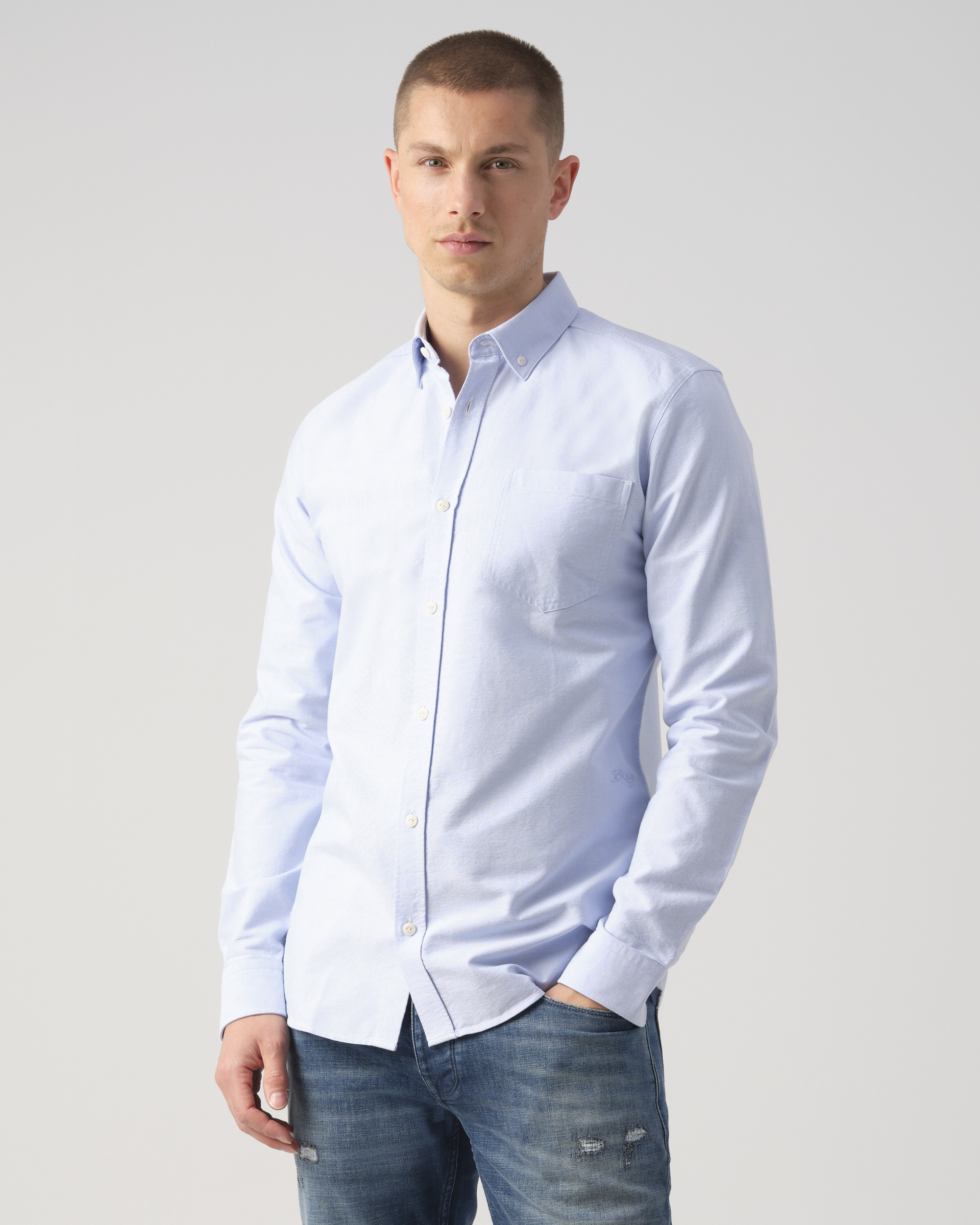 J.c. rags Ramses Casual Heren Overhemd LM