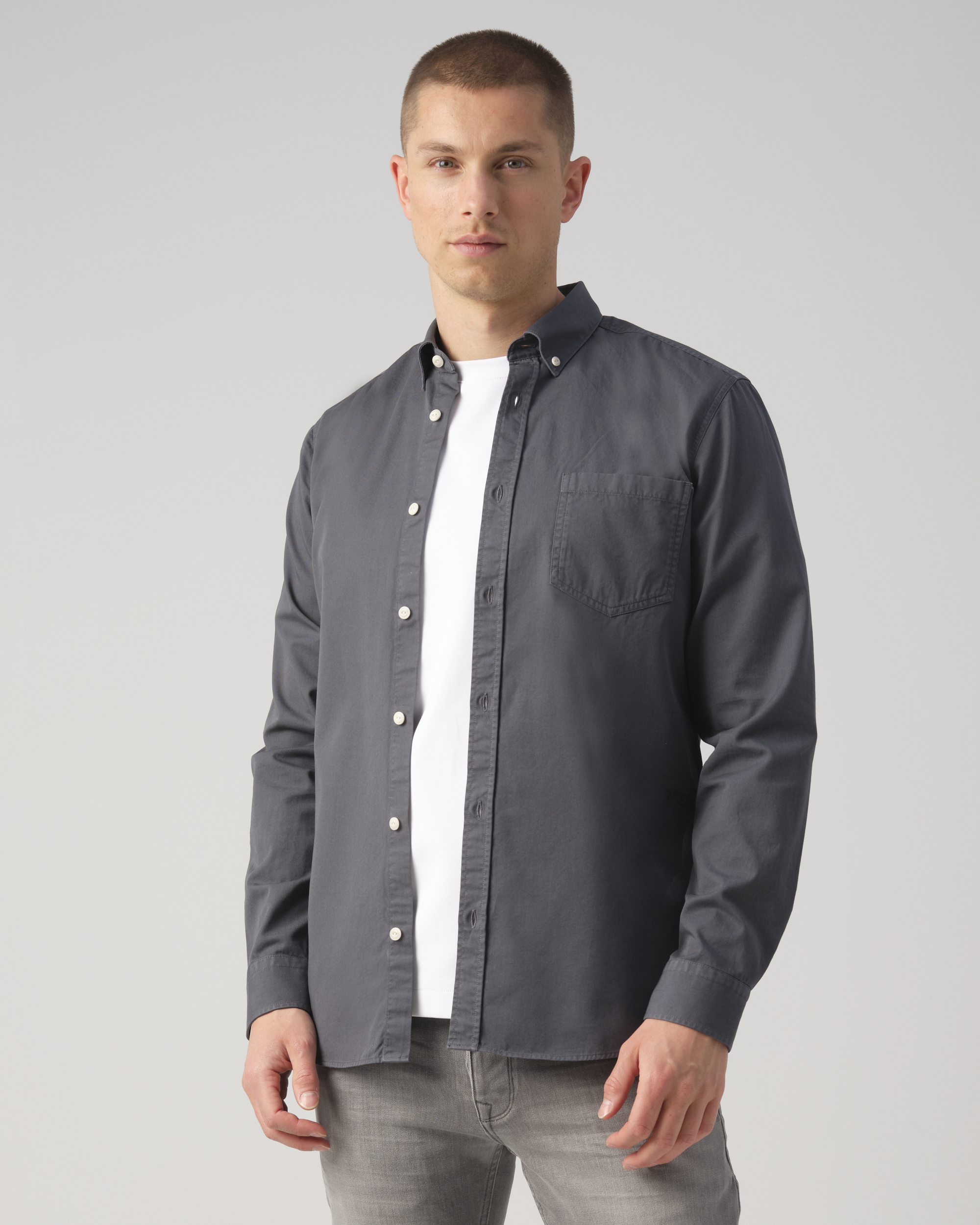 J.c. rags Rexton Casual Heren Overhemd LM