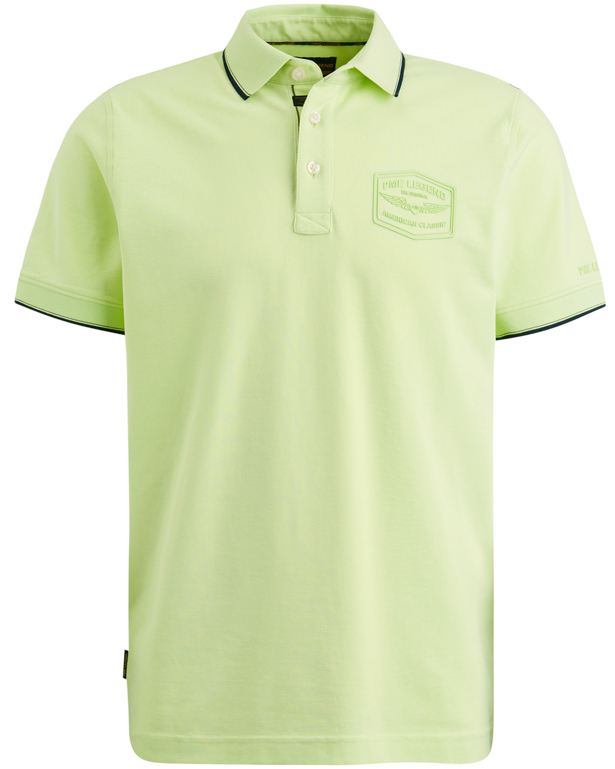 PME Legend Stretch Piqué Korte Mouw Polo Green Heren