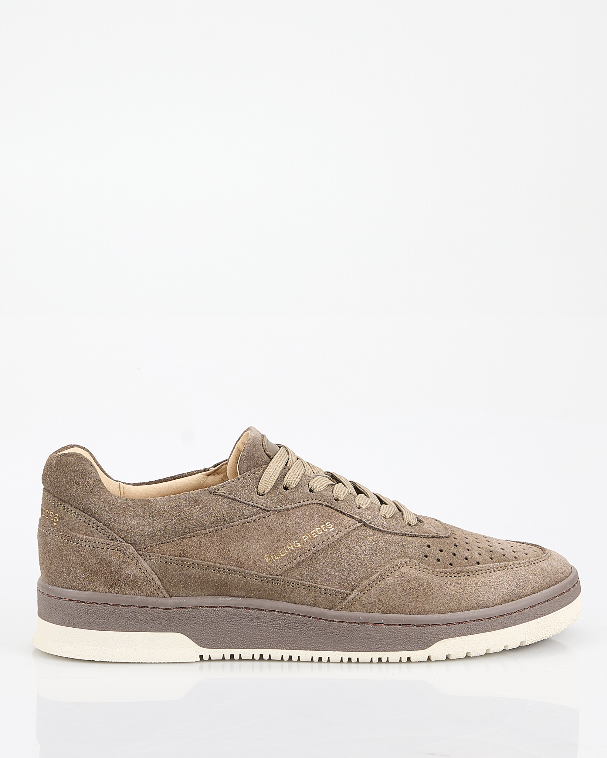 Filling Pieces Ace Suede Taupe Heren Sneakers