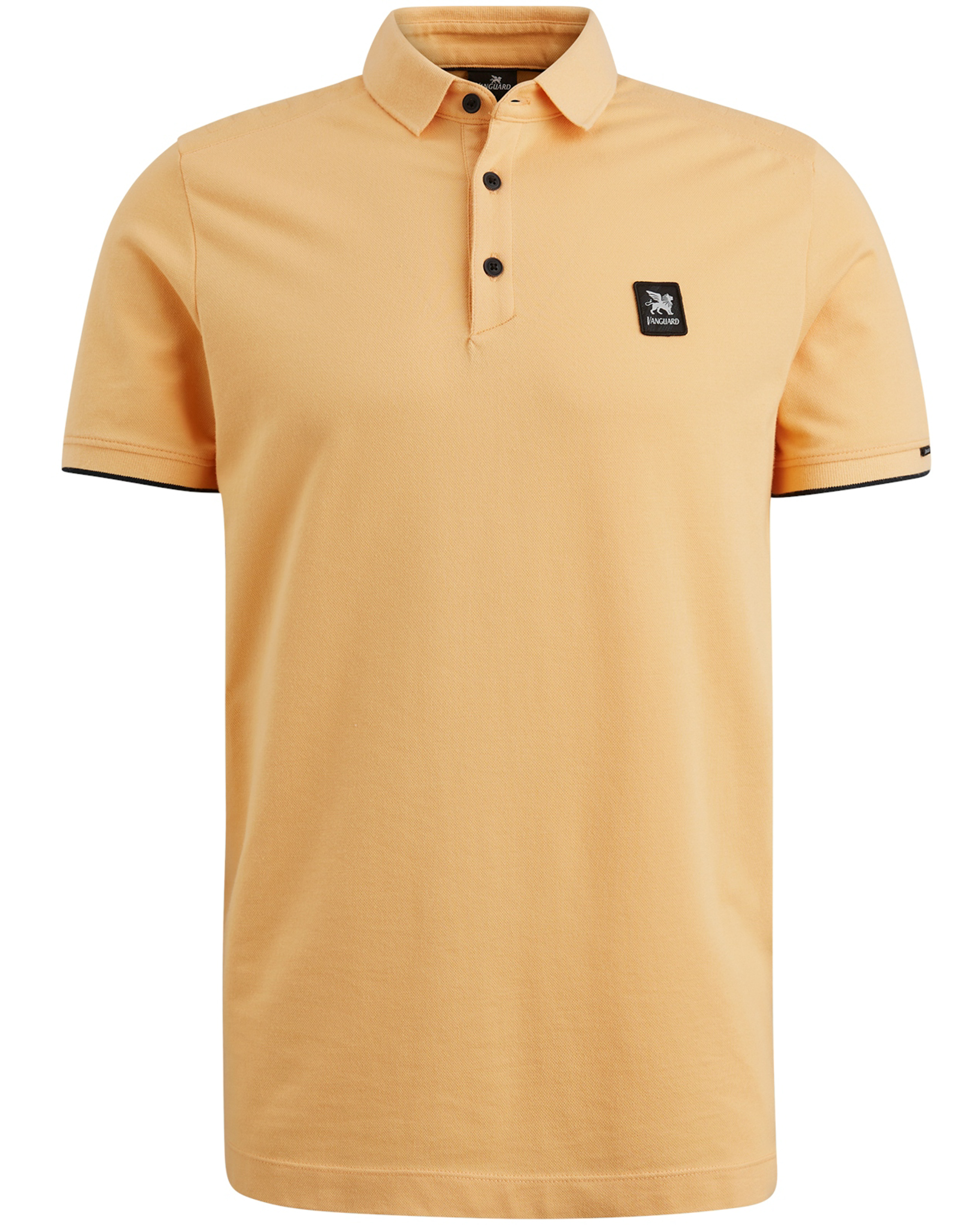 Vanguard Klassieke Polo Pique Shirt Orange Heren