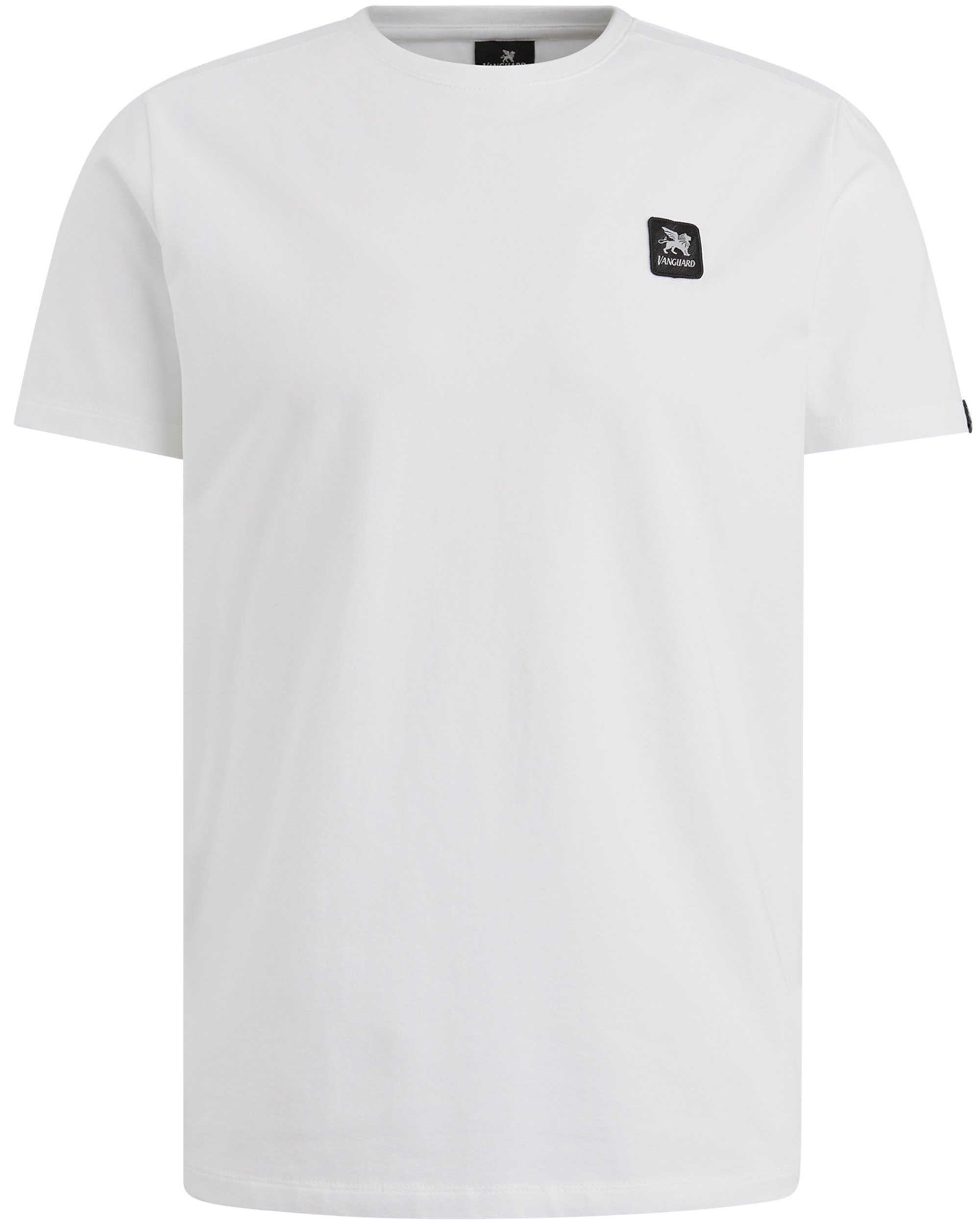 Vanguard Crewneck Katoenen T-shirt voor Heren White Heren