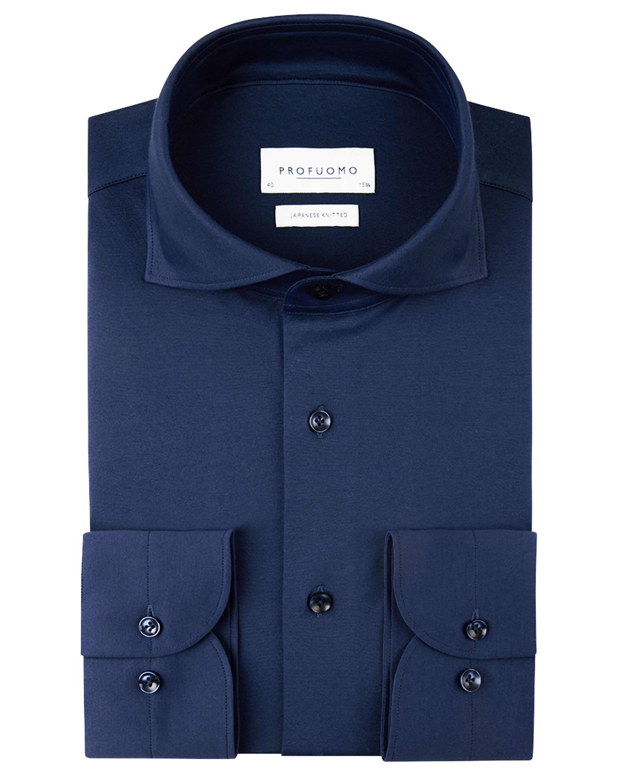 Profuomo X-Cutaway SC SF Blauw Overhemd Blue Heren