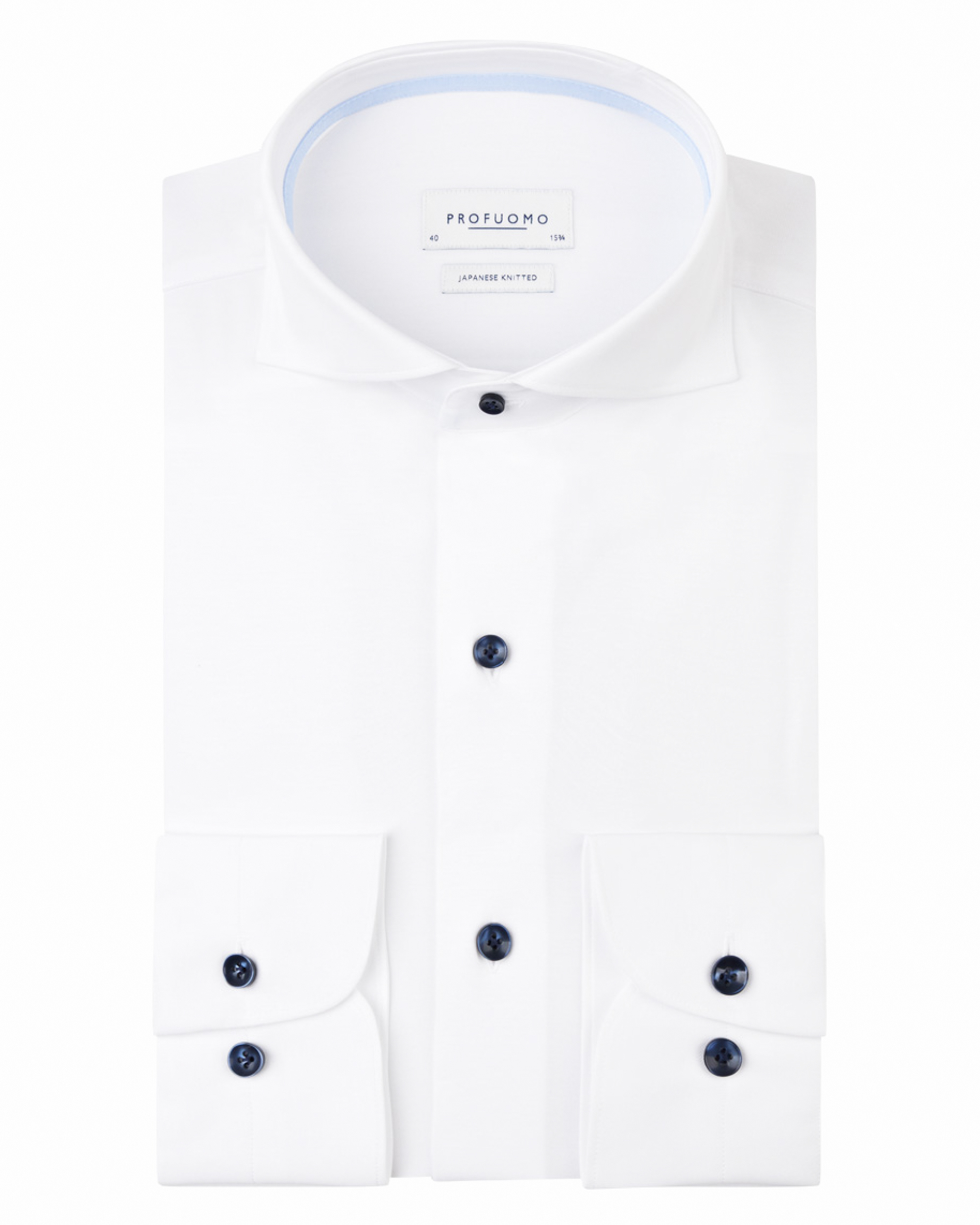 Profuomo Wit Business Overhemd Slim Fit White Heren