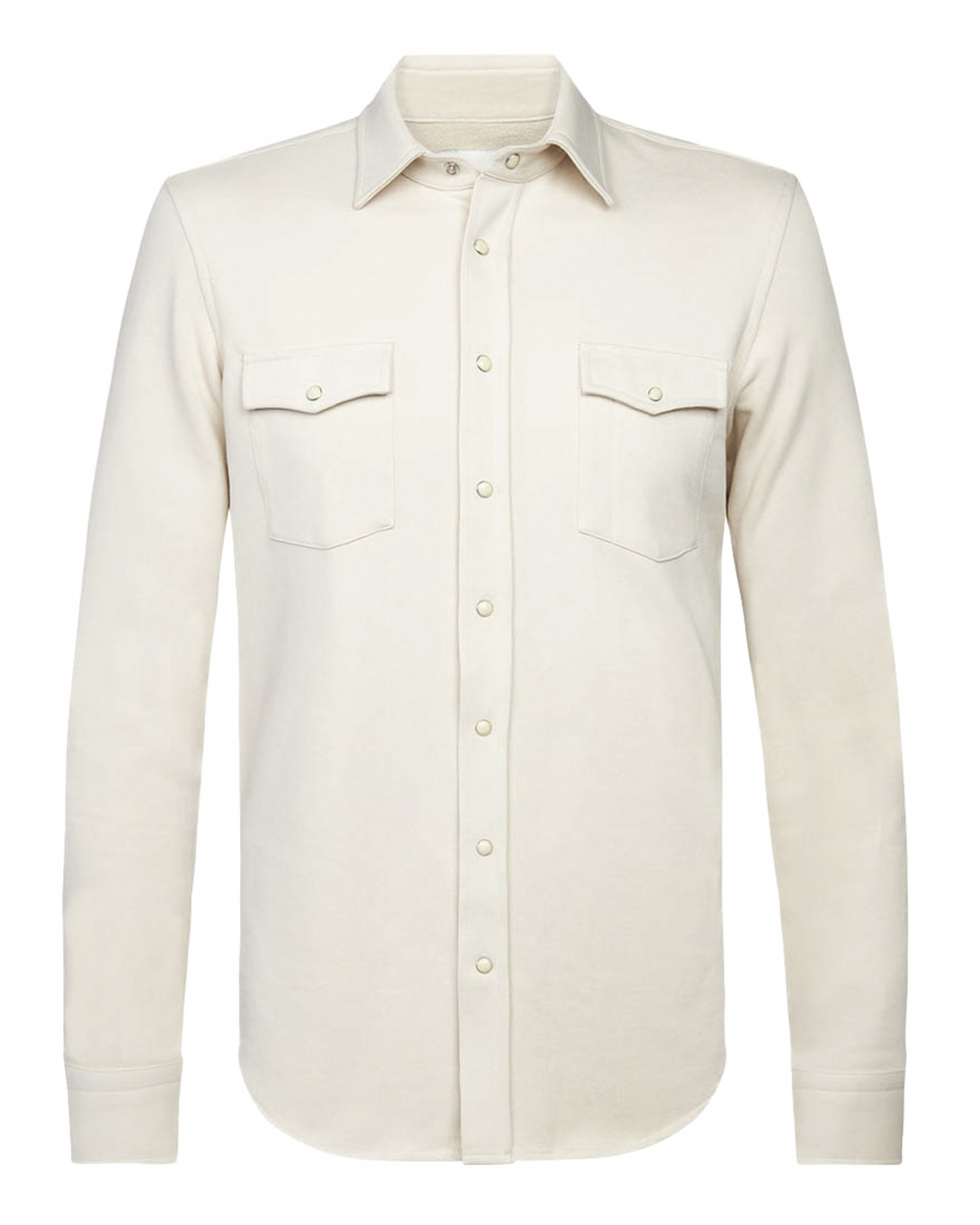 Profuomo regular fit overshirt WESTERN light beige