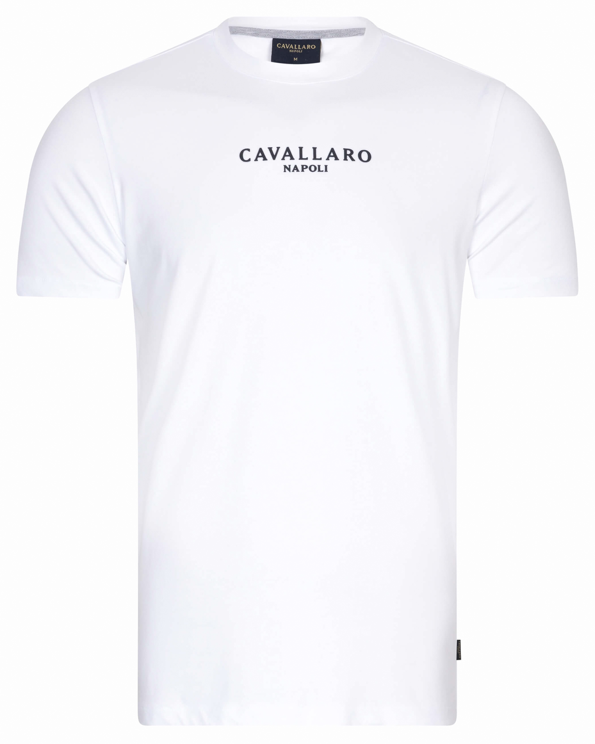 Cavallaro Napoli regular fit T-shirt Bari met logo wit