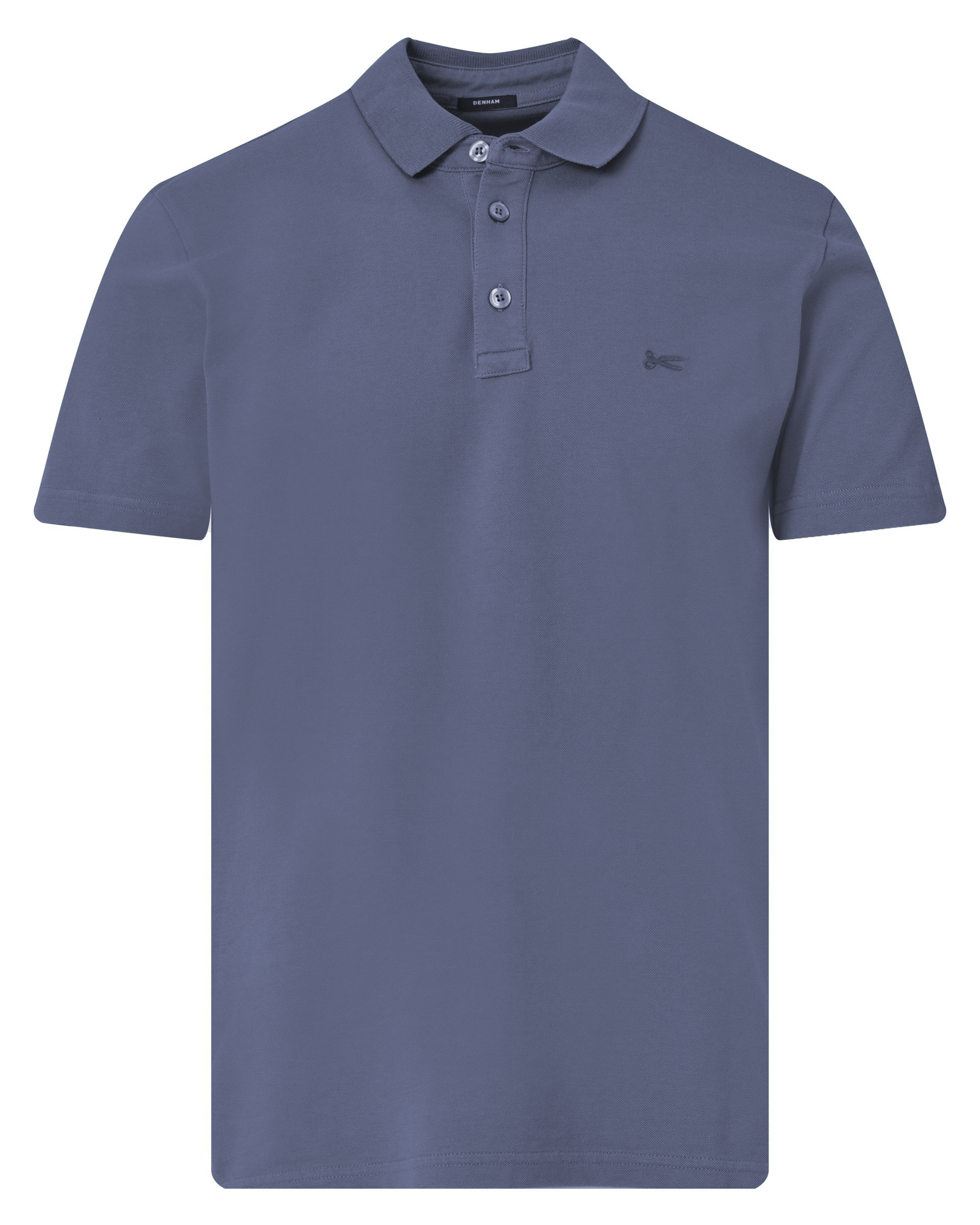 Denham The Jeanmaker Klassieke Polo Shirt Blue Heren