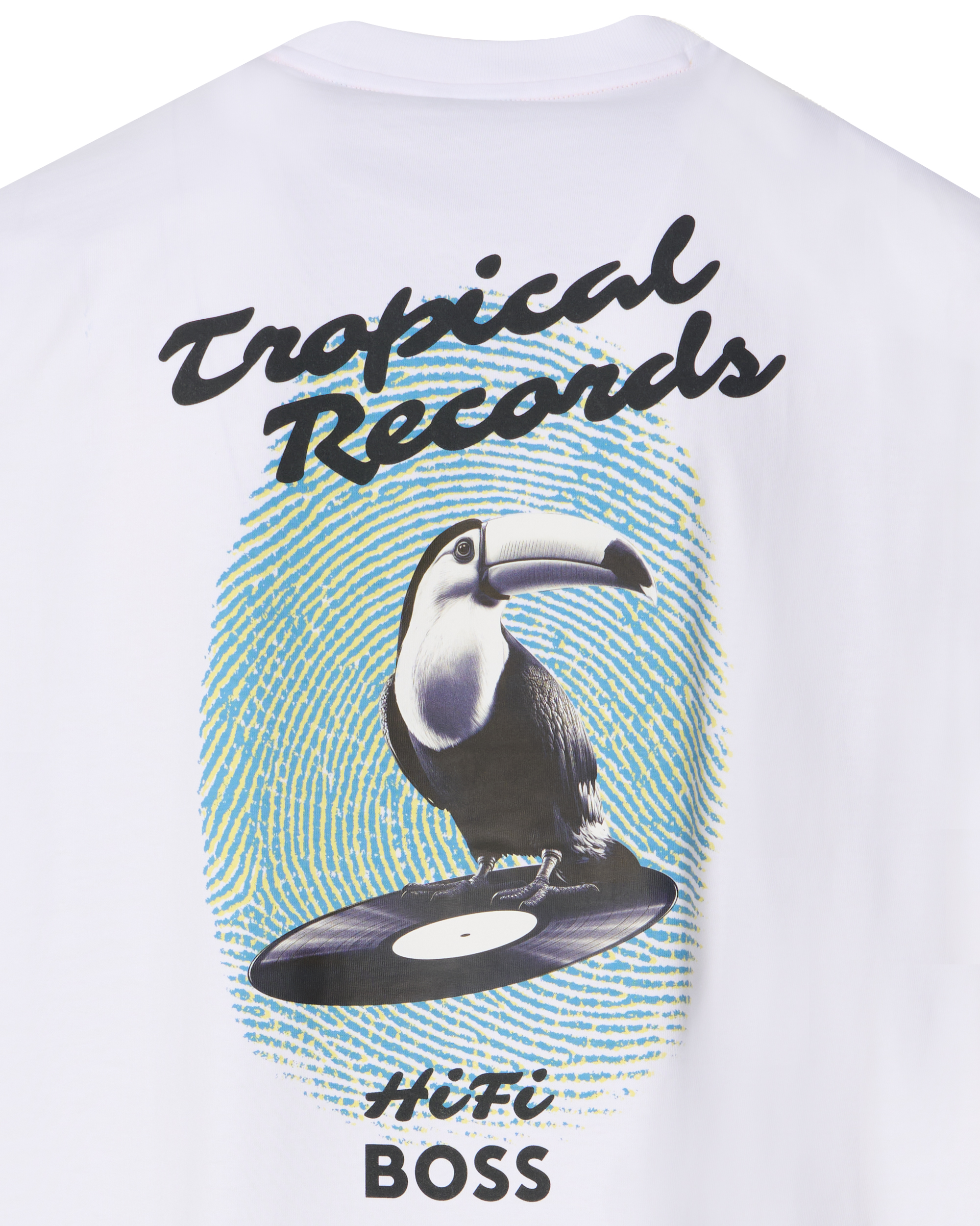 BOSS Casual Te_Records Heren T-shirt KM