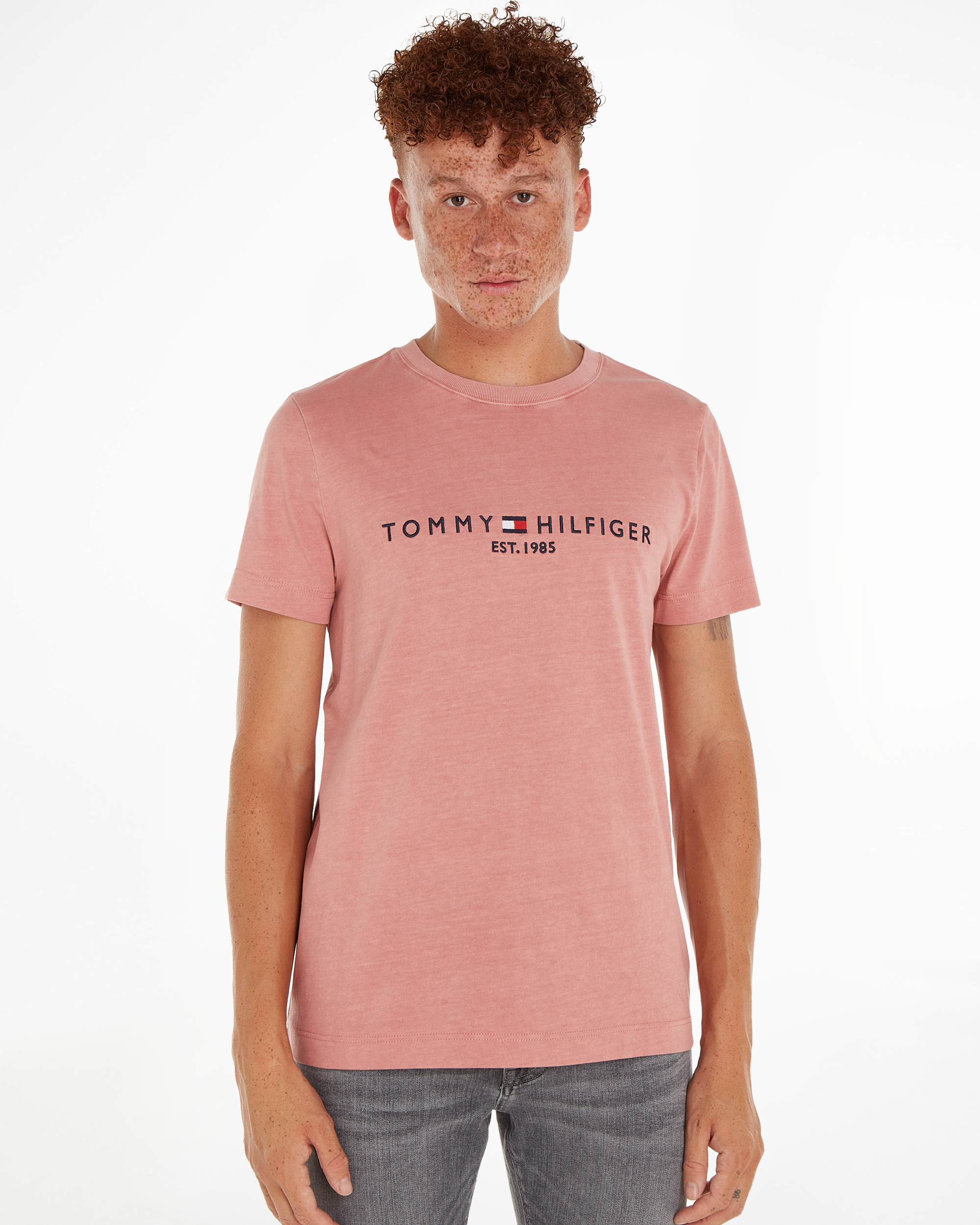 Tommy Hilfiger T-shirt met printopdruk teaberry blossom