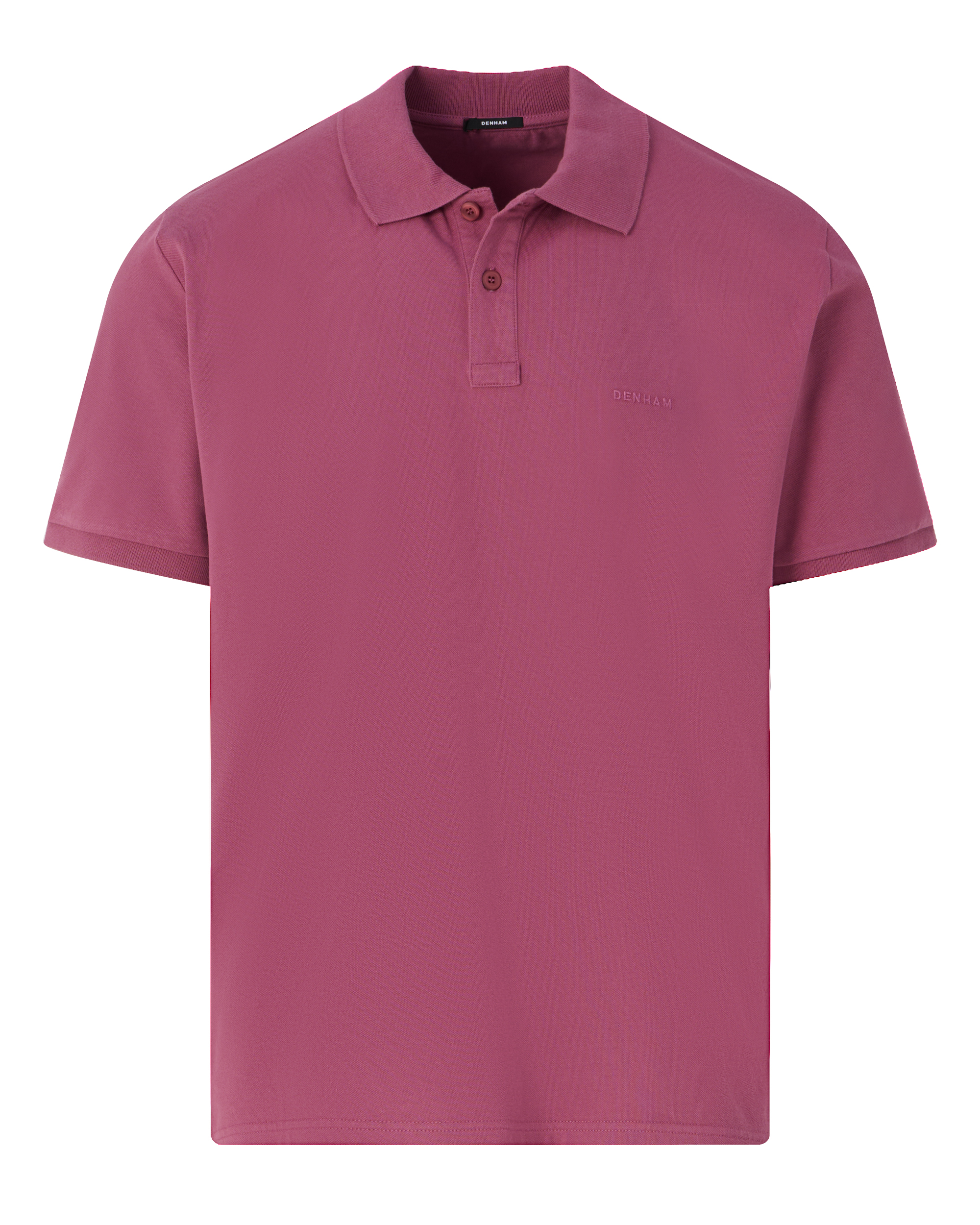 Denham The Jeanmaker Regent Polo Shirt Pink Heren