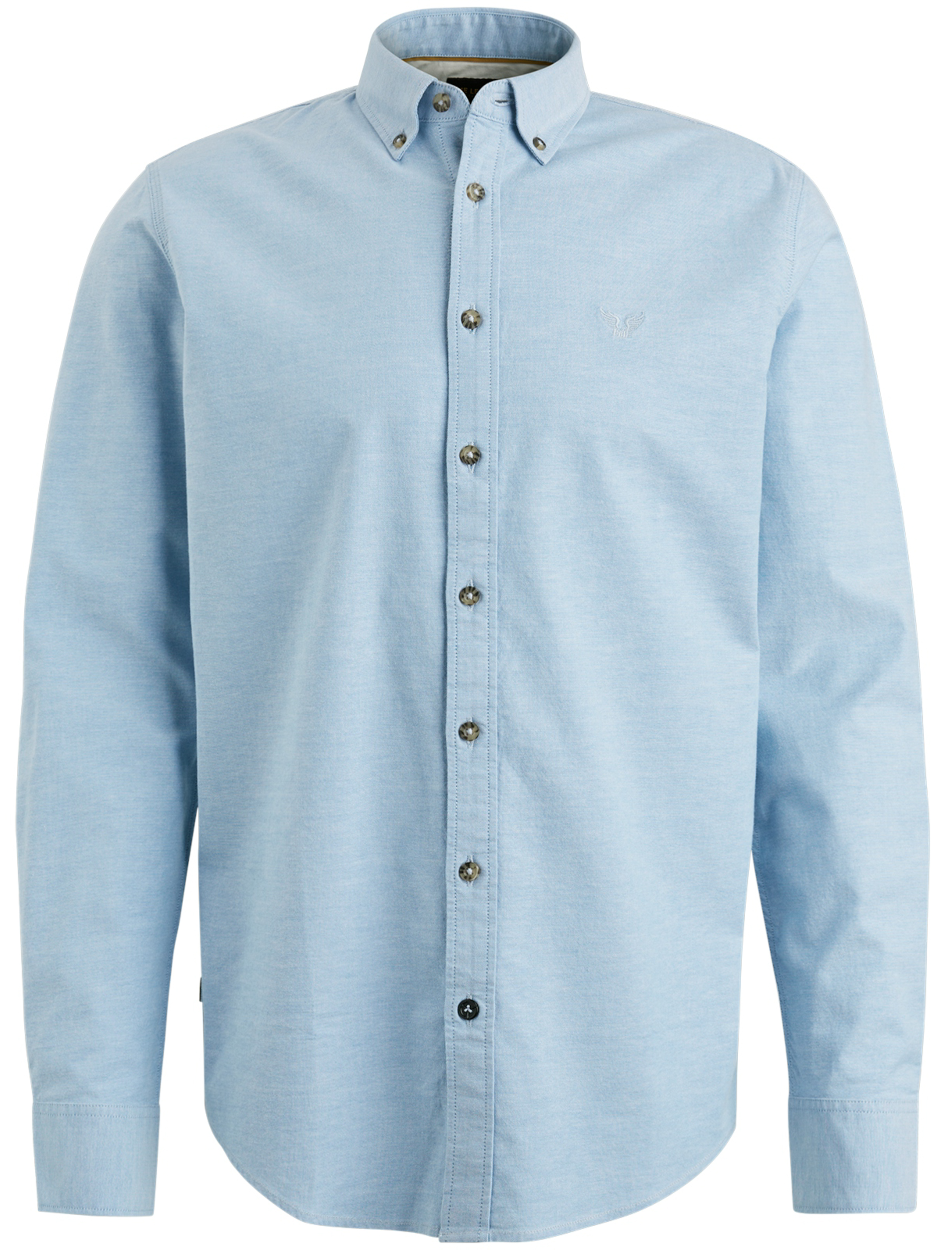 PME Legend regular fit overhemd met logo della robbia blue