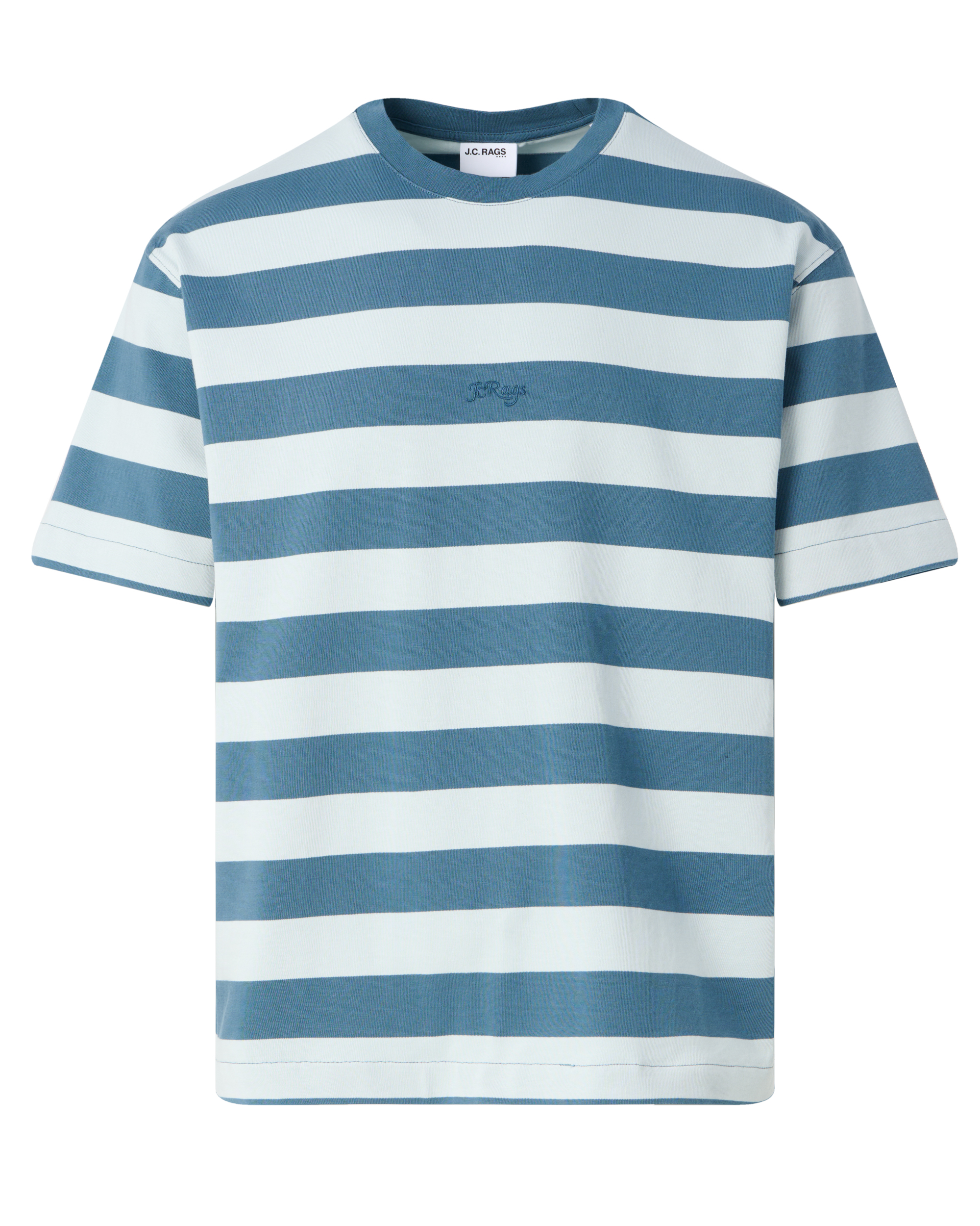 J.c. rags Heren T-shirt KM Romeo stripe