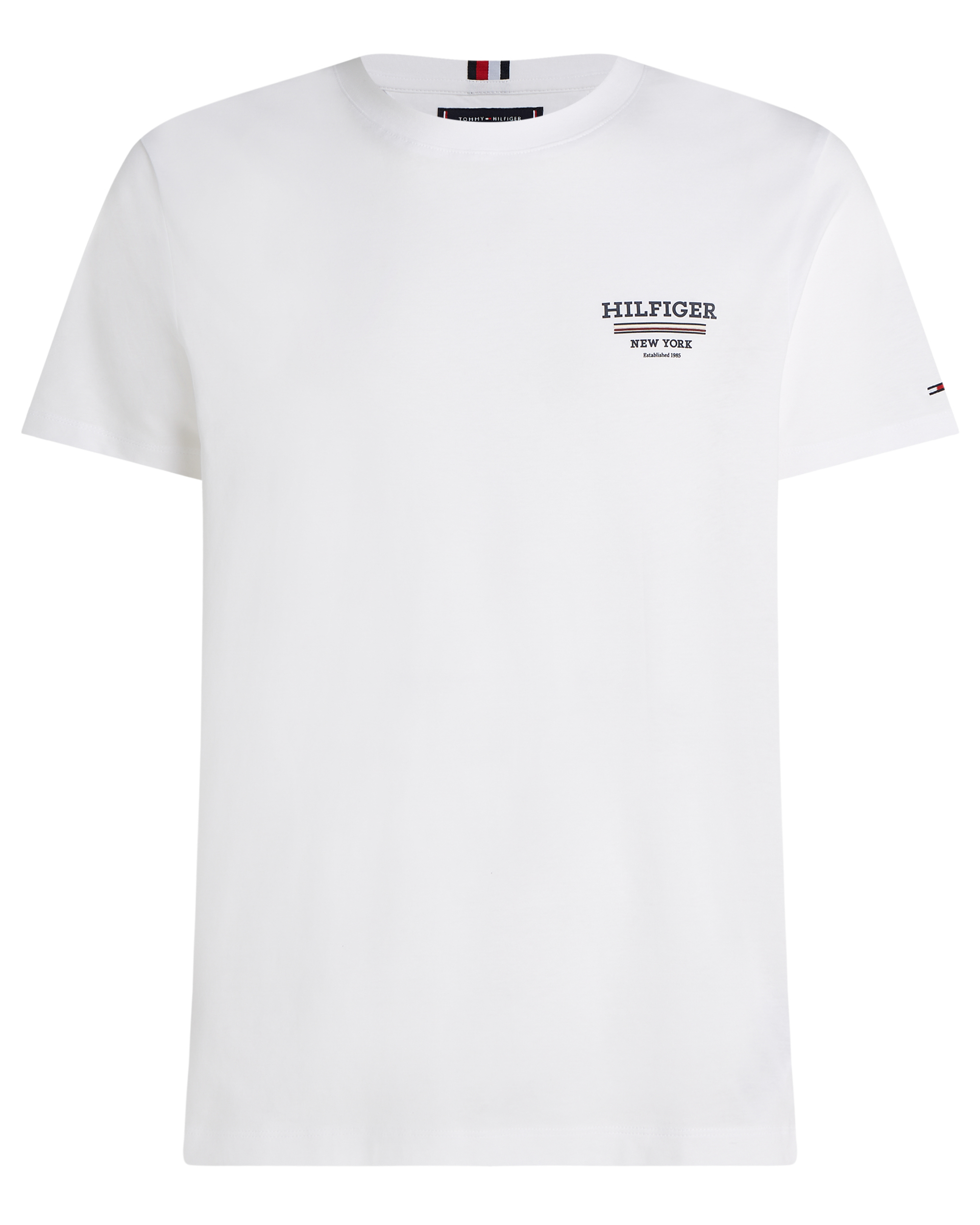 Tommy Hilfiger T-shirt Korte Mouw HILFIGER GLOBAL STRIPE TEE