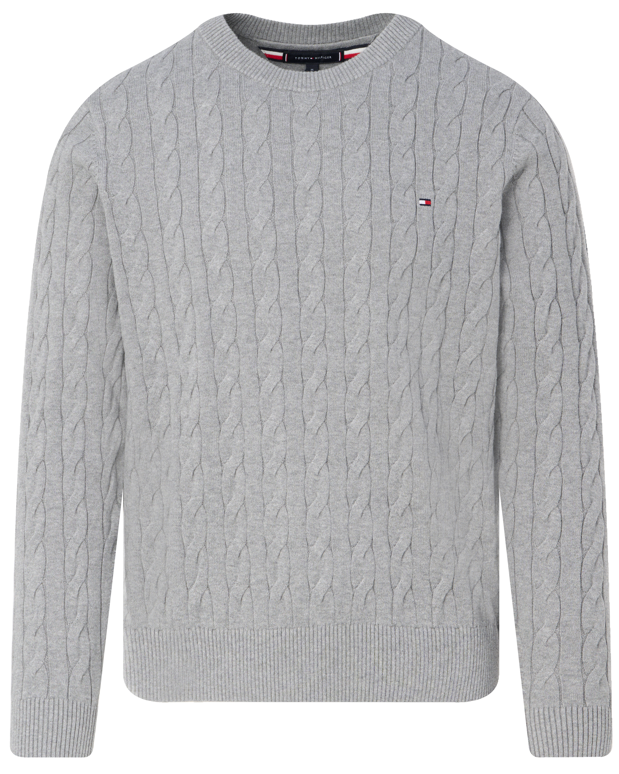 Tommy Hilfiger Classic Cotton Cable Crew Sweater Heren