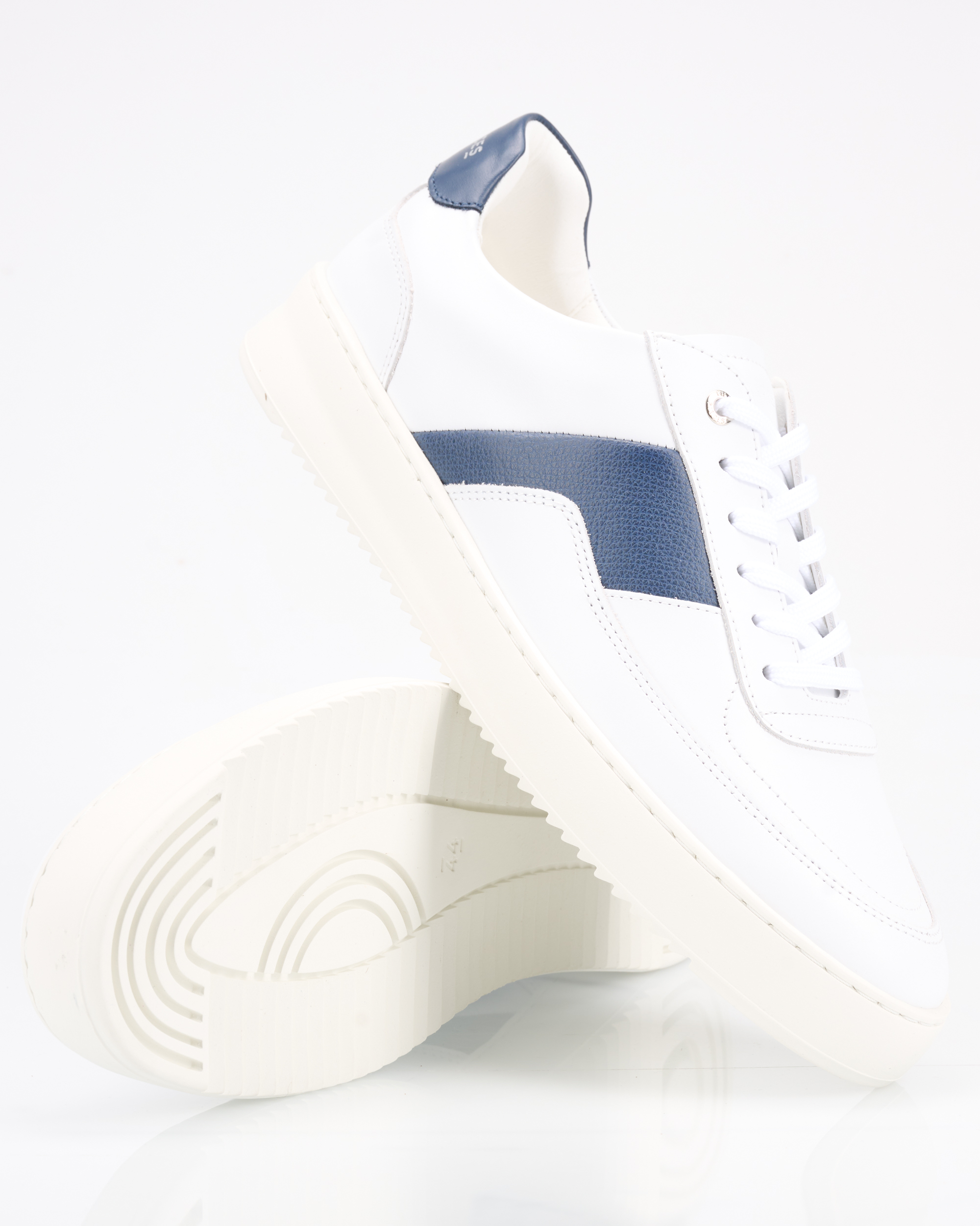 Filling Pieces Mondo Game Navy Heren Sneakers