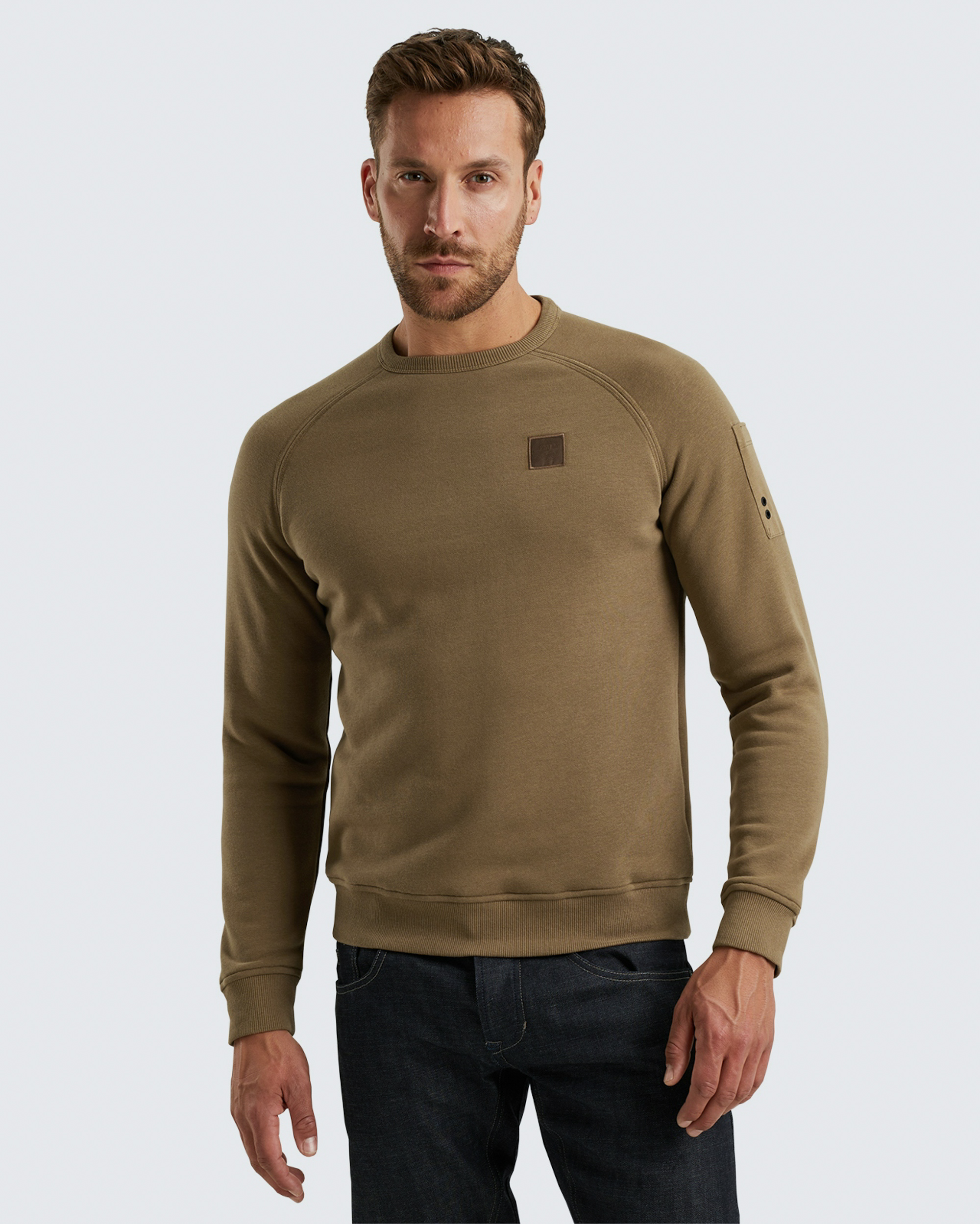 PME LEGEND Heren Truien & Vesten Crewneck Soft Fleece Sweat Bruin