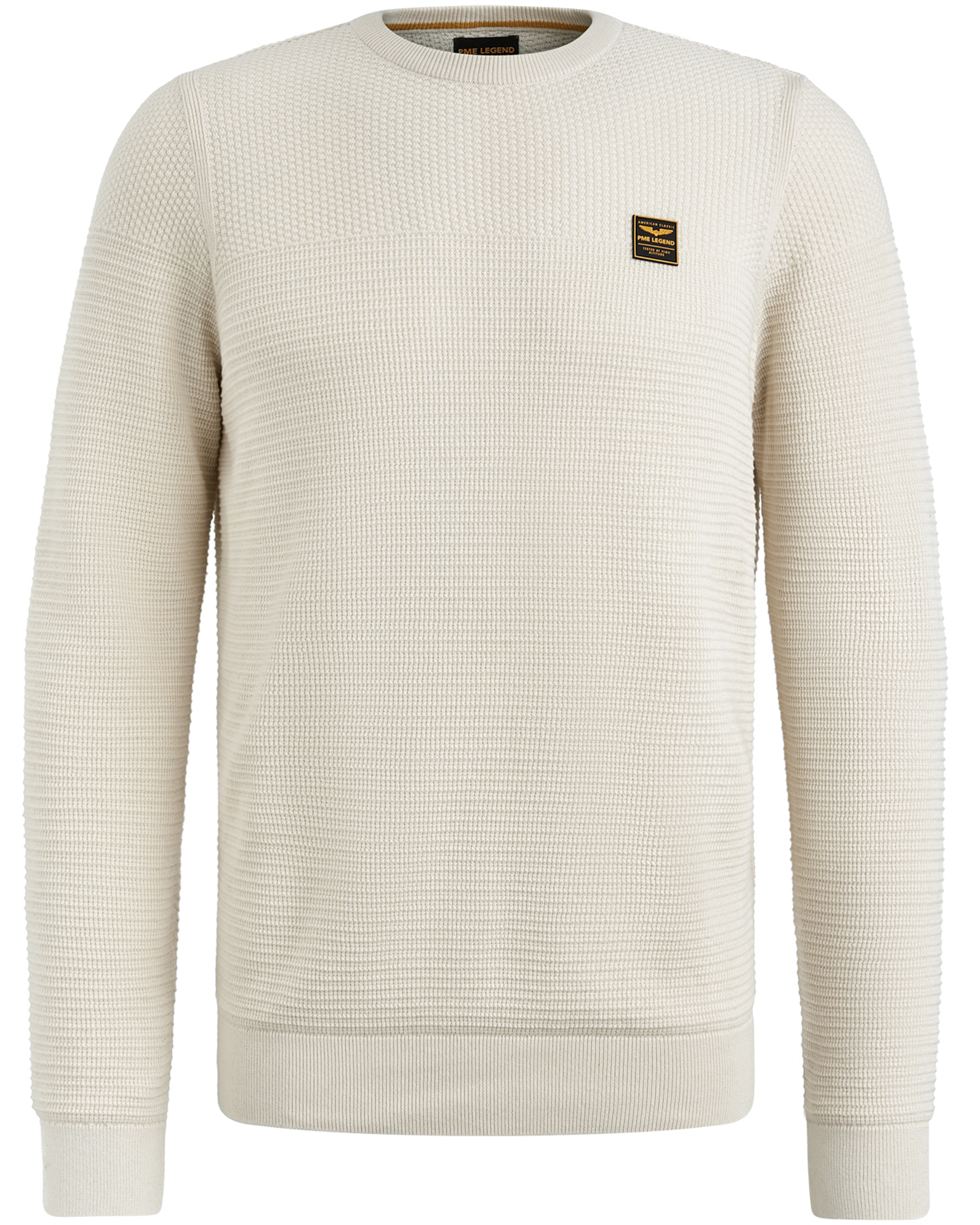 PME Legend Gebreide pullover met labelpatch