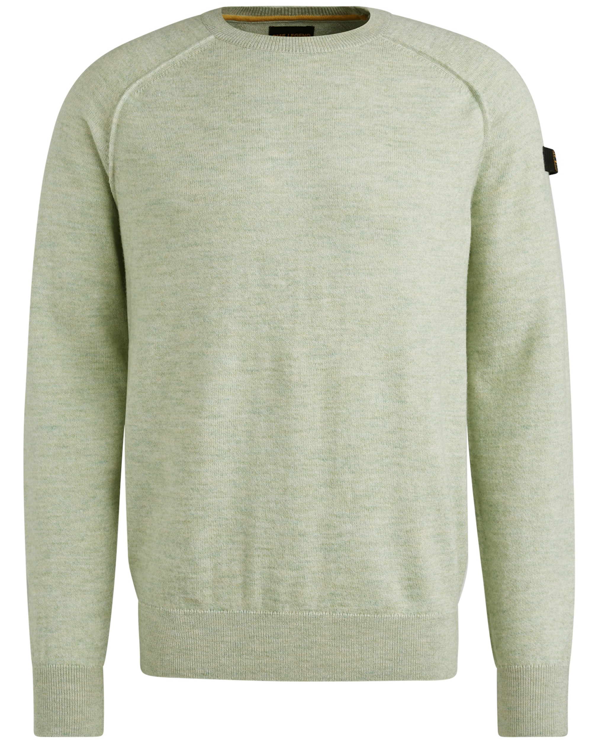 PME Legend R-neck Pullover Soft Blend Sweater Green Heren