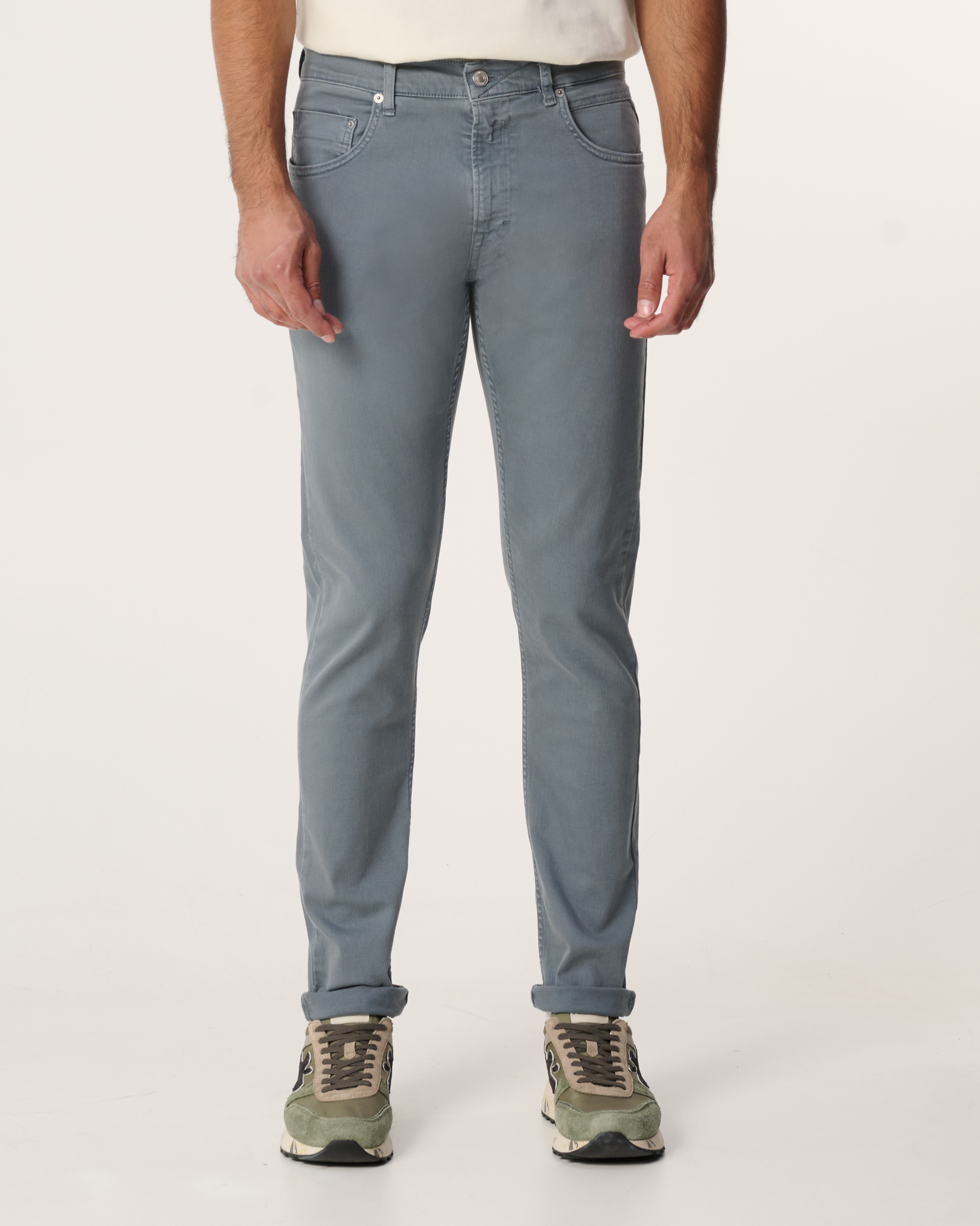 REPLAY tapered fit jeans MICKYM blauw