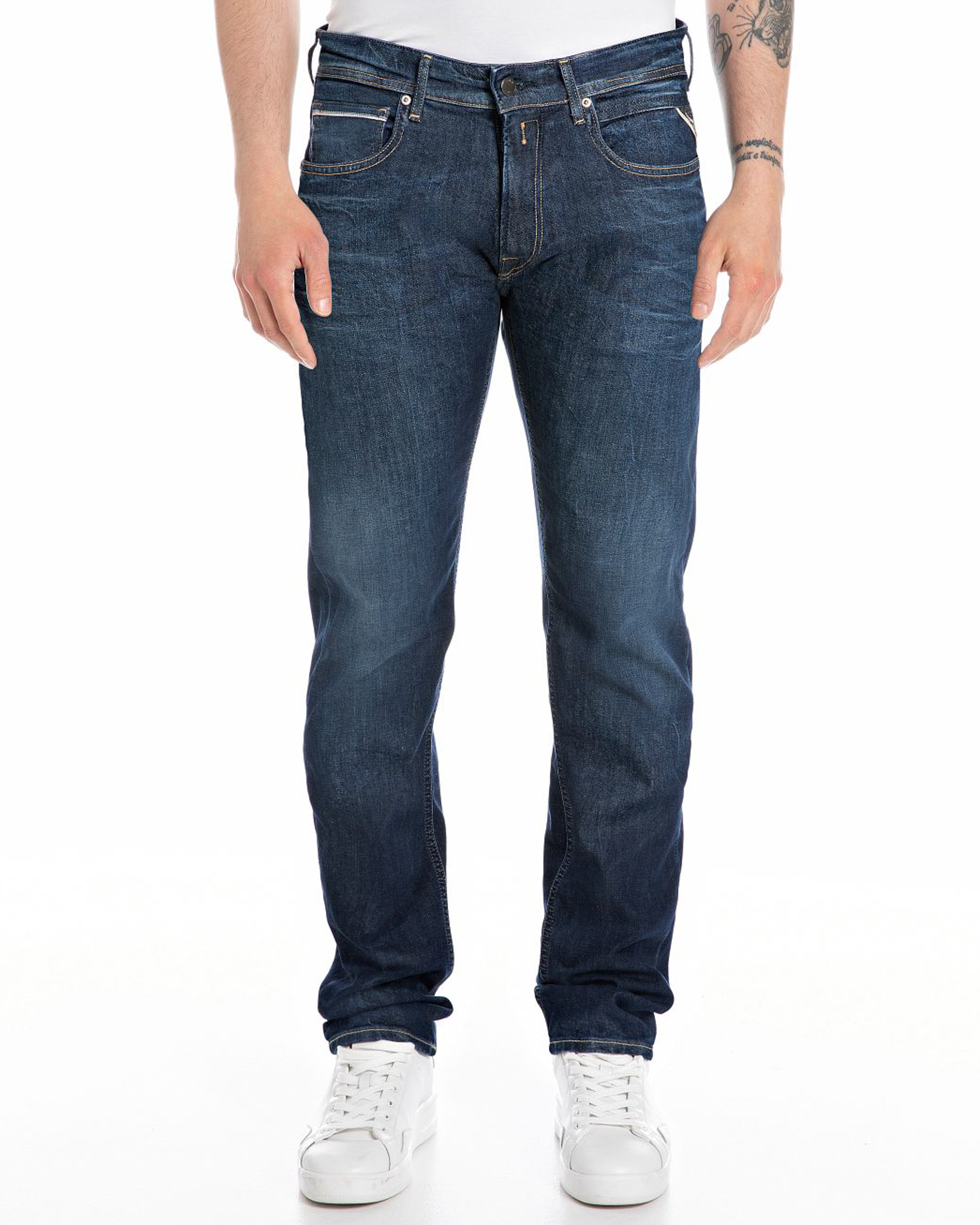 Replay Straight leg jeans in 5-pocketmodel model 'GROVER'