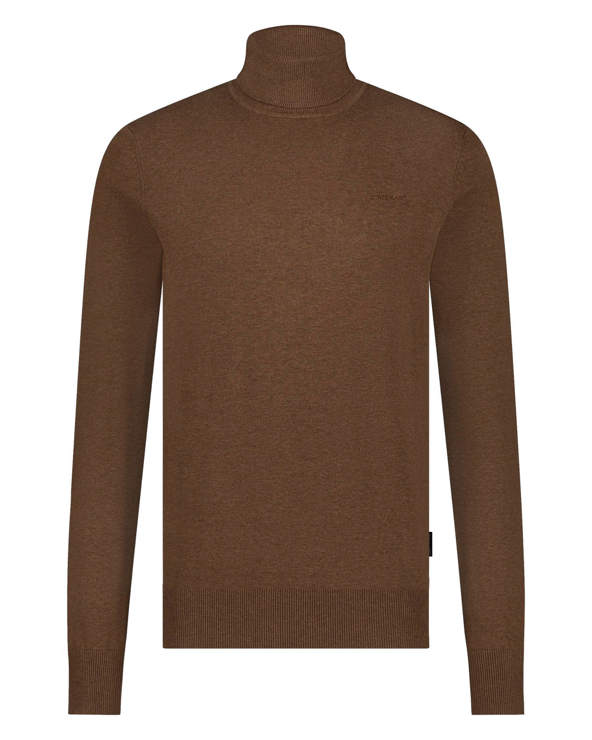 State of Art Effen Pullover Brown Heren