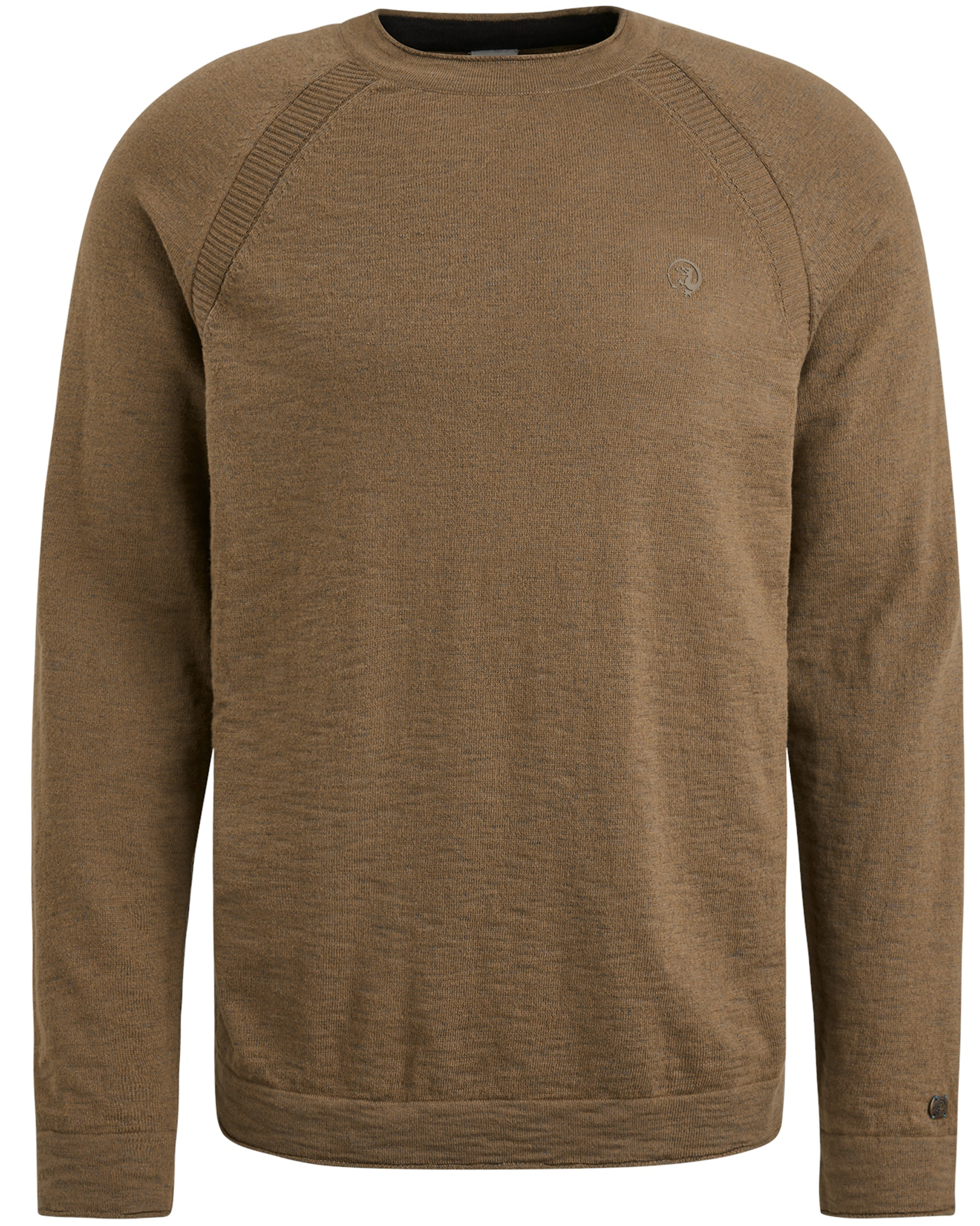 CAST IRON Heren Truien & Vesten Crewneck Cotton Heather Bruin