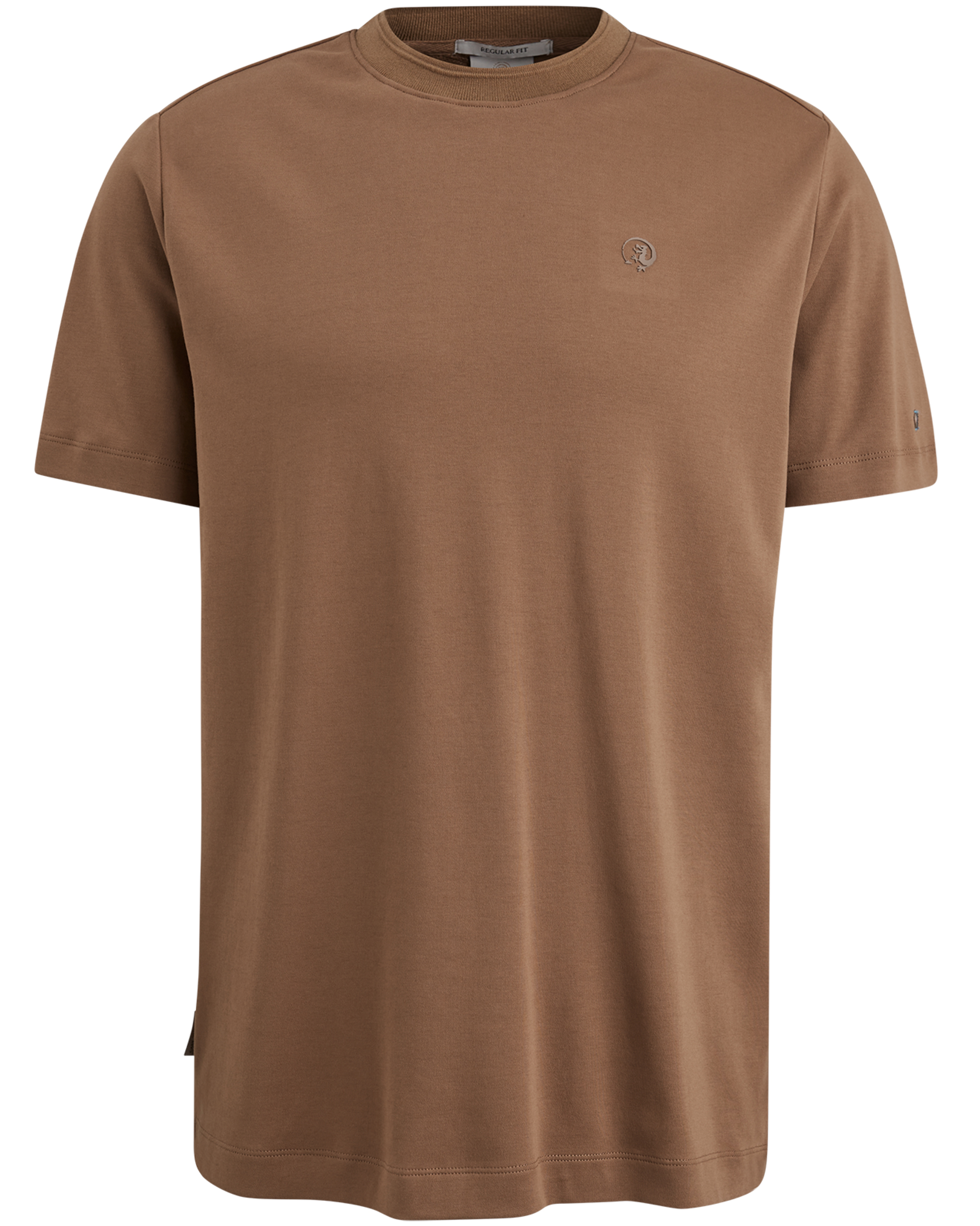 Cast Iron Korte Mouw Regular Fit T-shirt Brown Heren