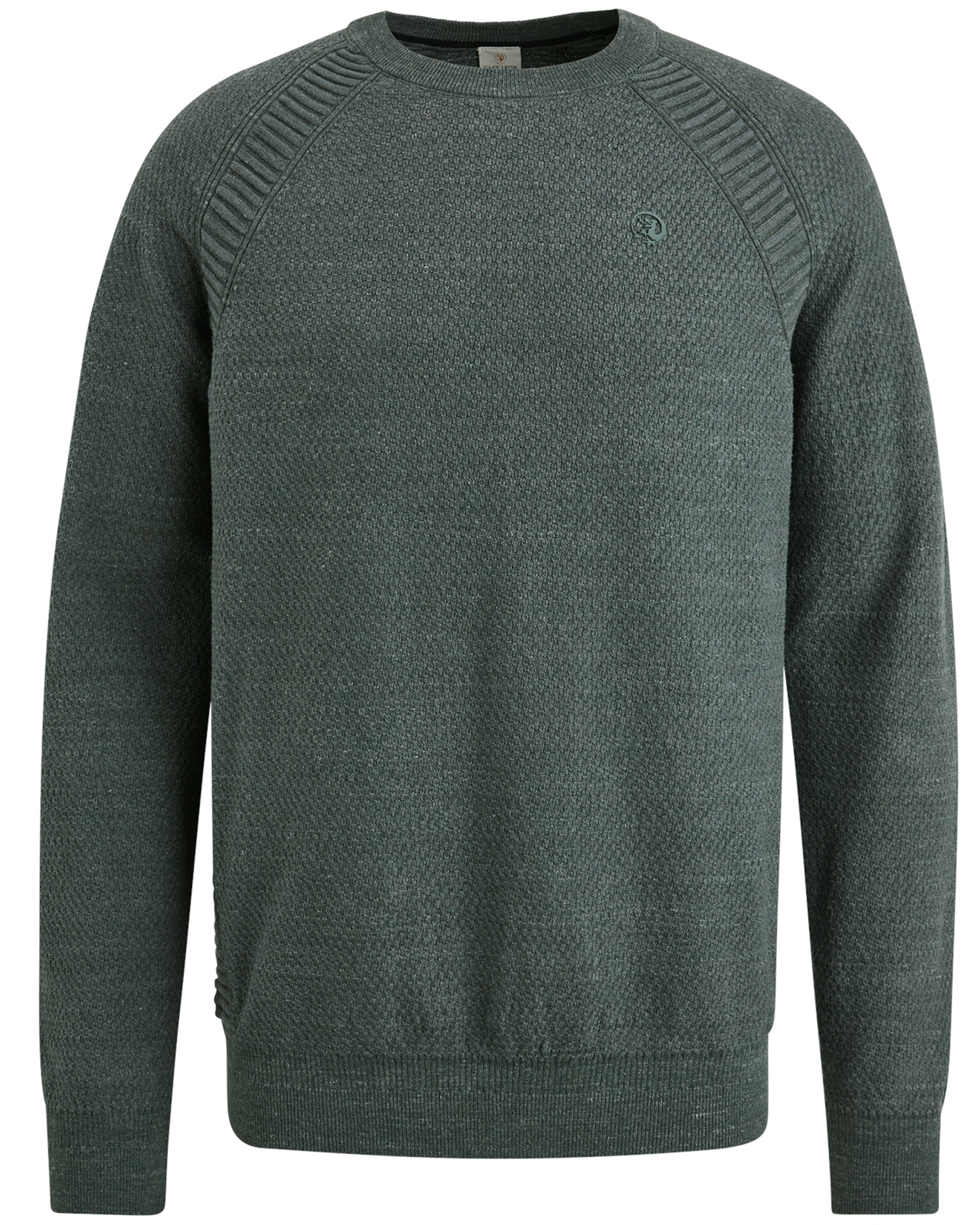 CAST IRON Heren Truien & Vesten Crewneck Cotton Heather Plated Blend Groen