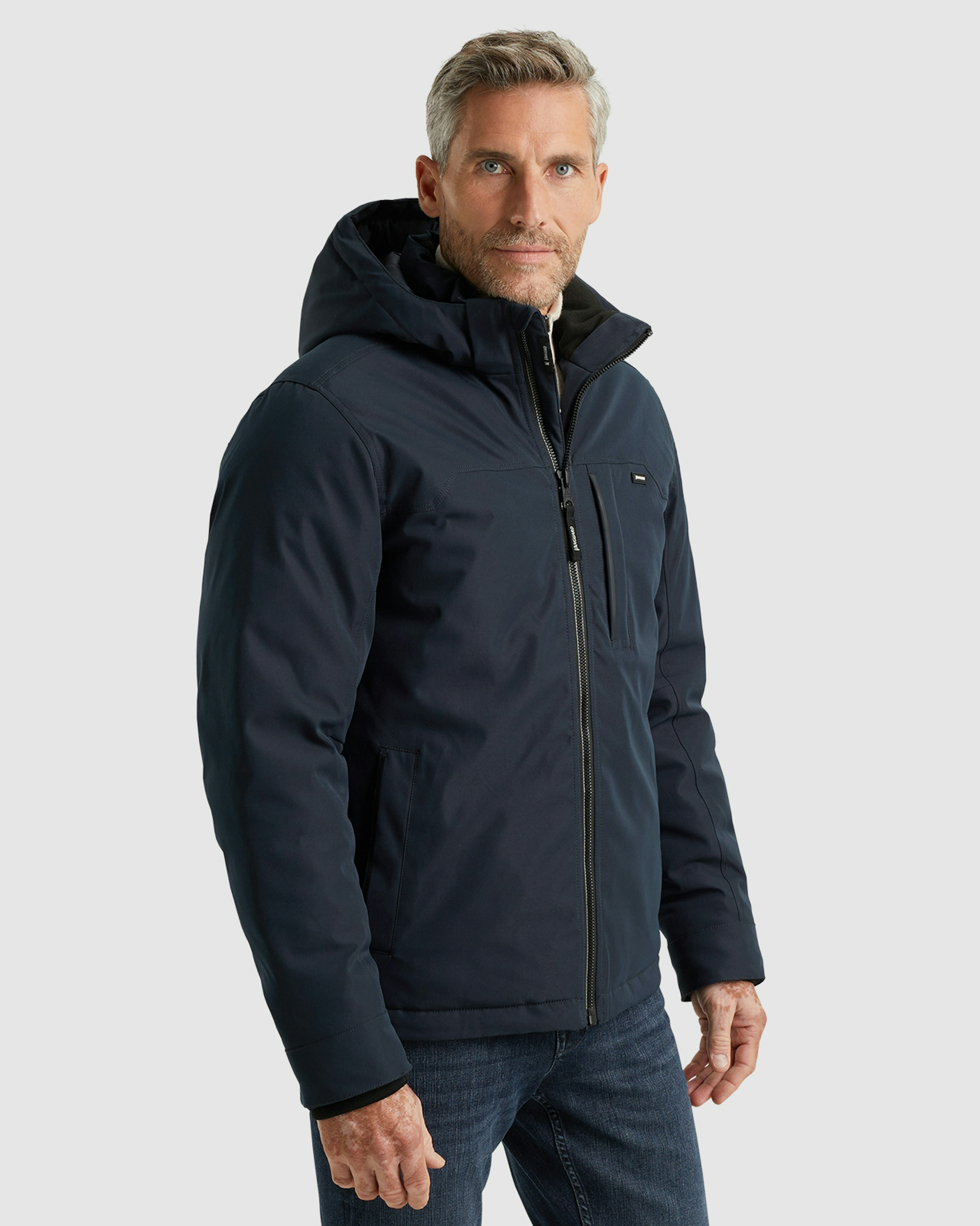 Vanguard softshell winterjas TRACKCHASE donkerblauw