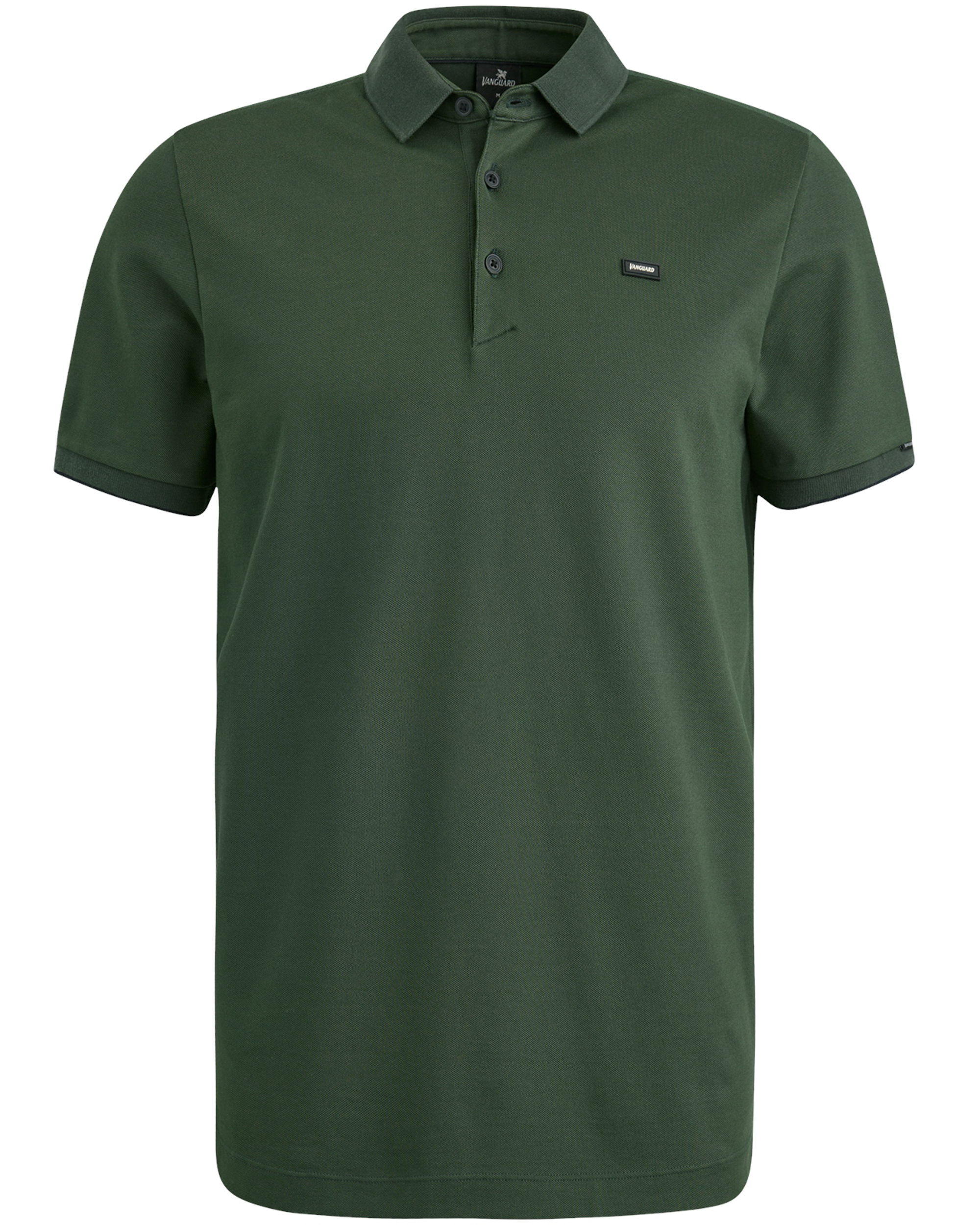 Vanguard Polo Piqué Blend Korte Mouw Green Heren