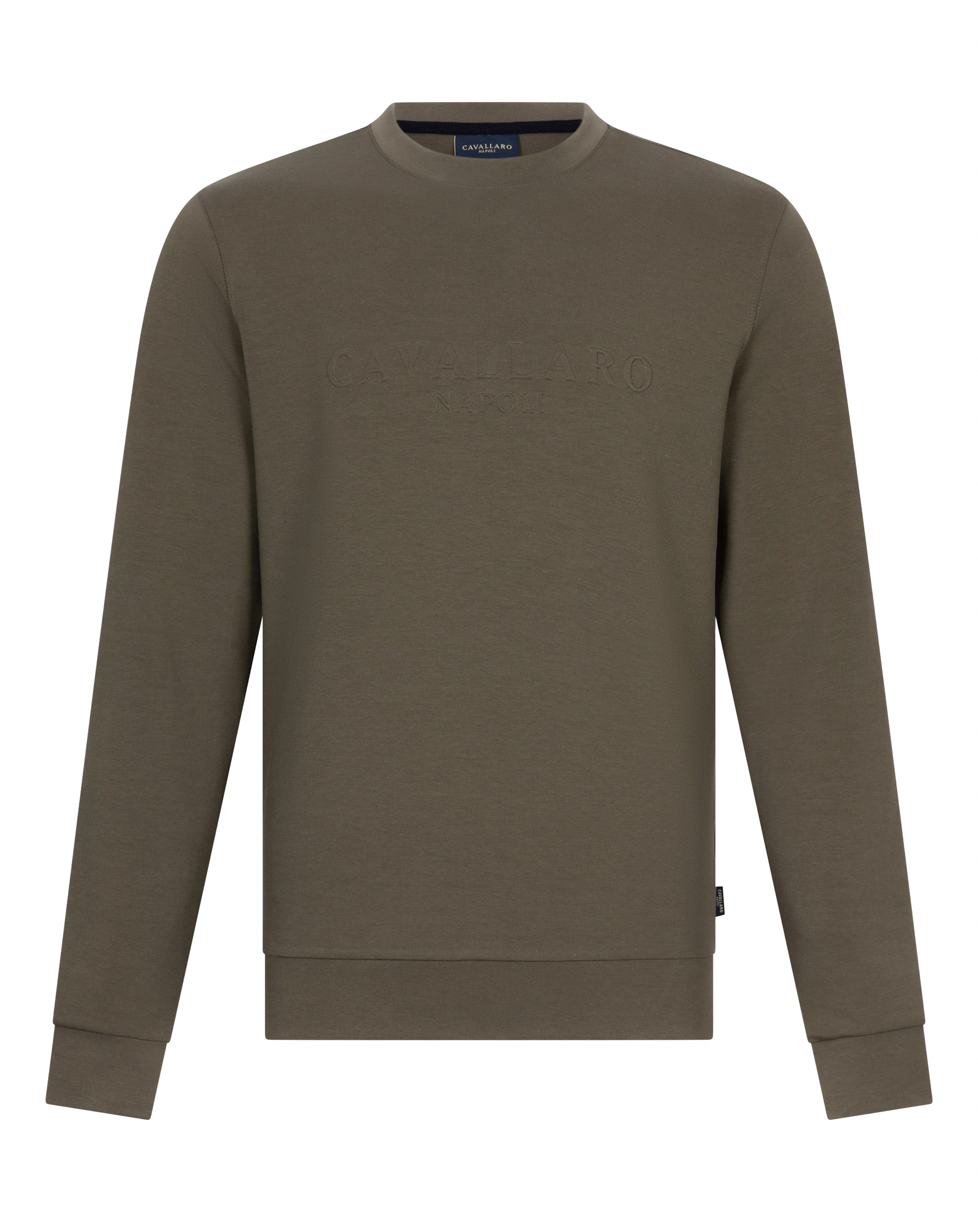 Cavallaro R-Neck Sweatshirt Green Heren