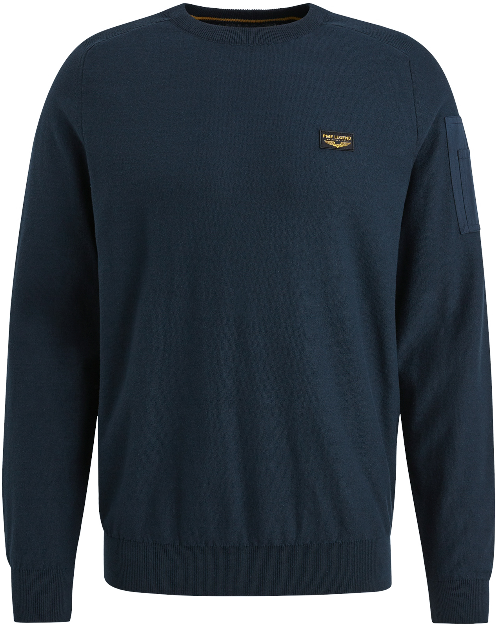 PME LEGEND Heren Truien & Vesten R-neck American Classic Buckley Knit Blauw