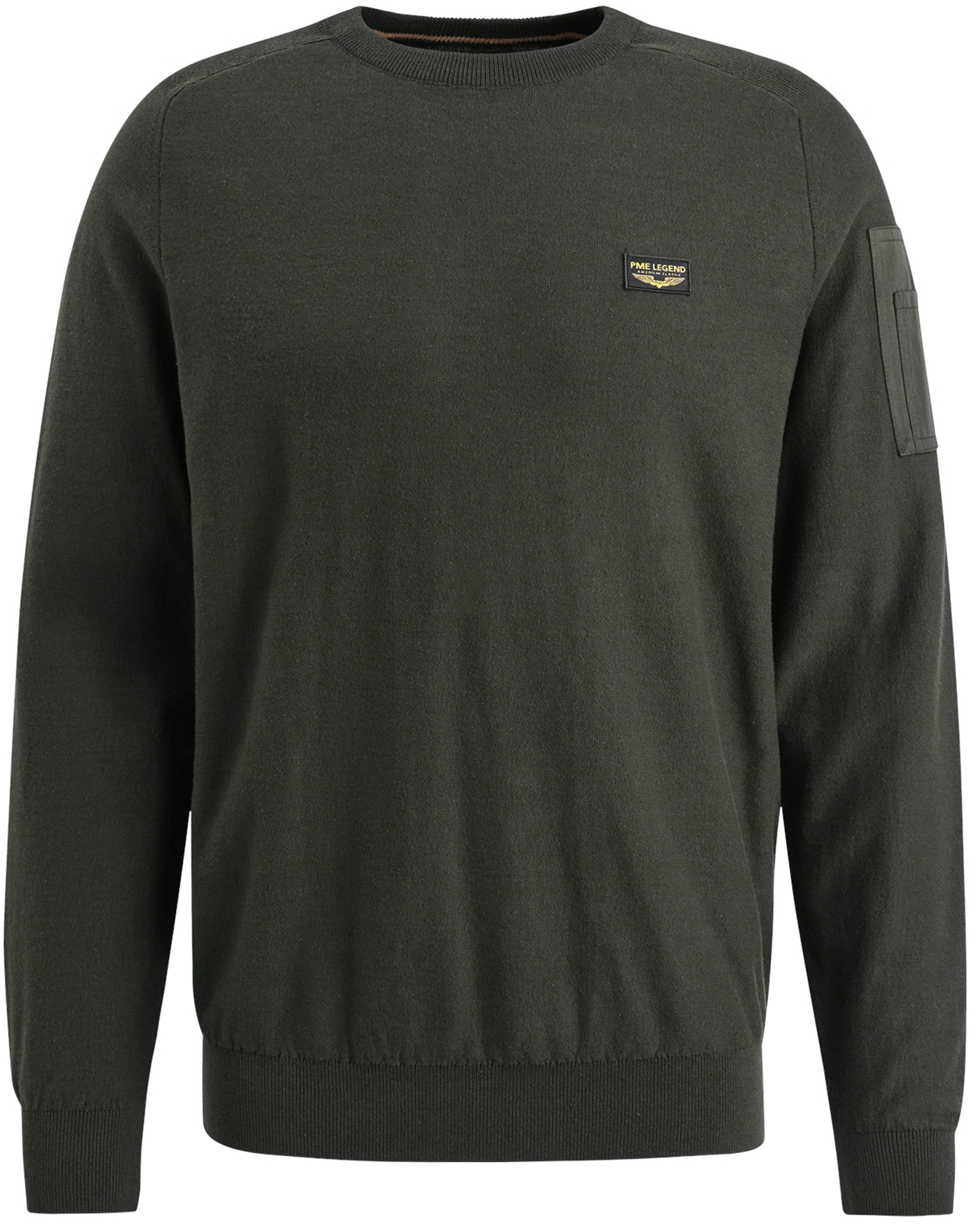 PME LEGEND Heren Truien & Vesten R-neck American Classic Buckley Knit Groen