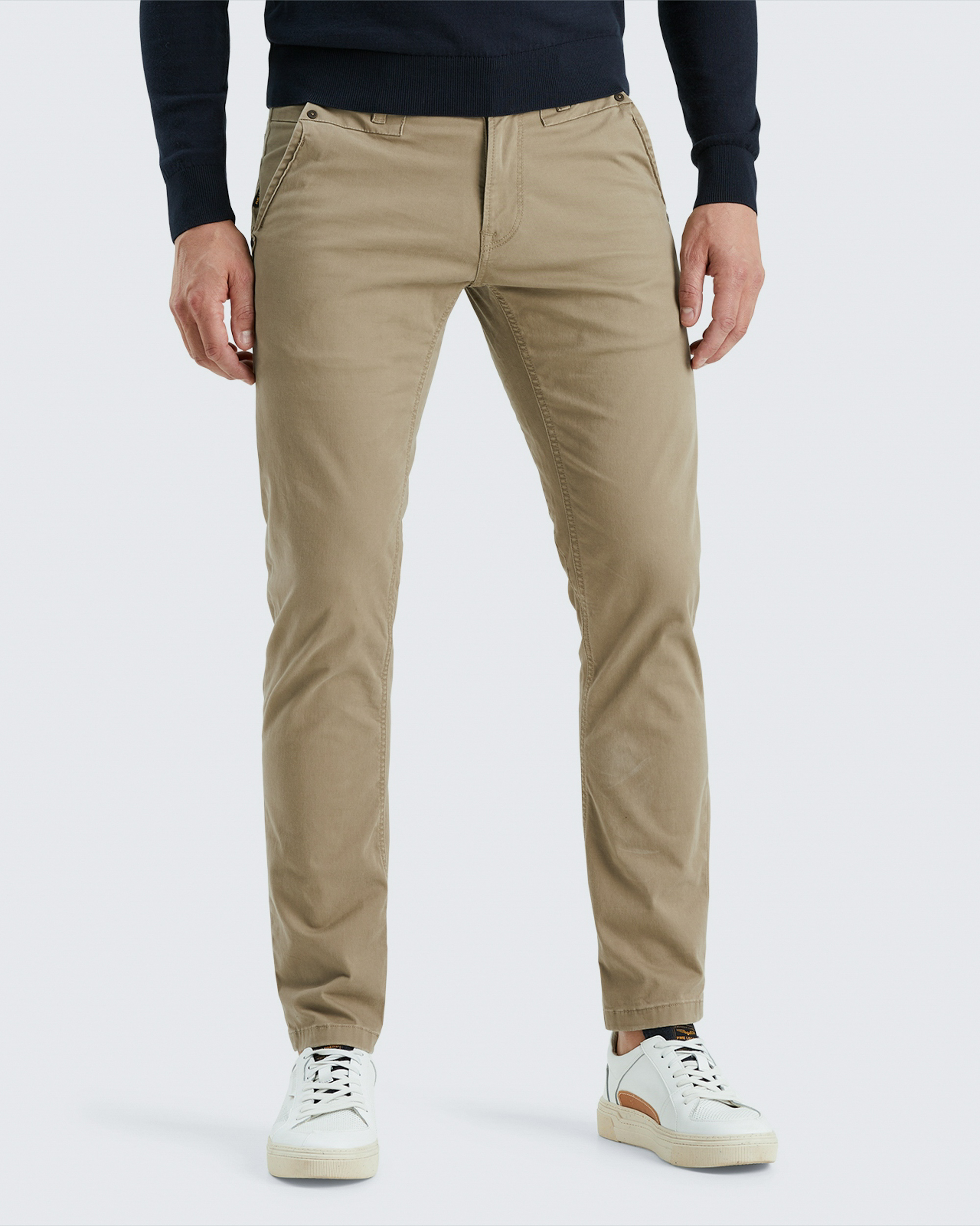 PME LEGEND Heren Broeken Twin Wasp Chino Left Hand Stretch Twill Beige