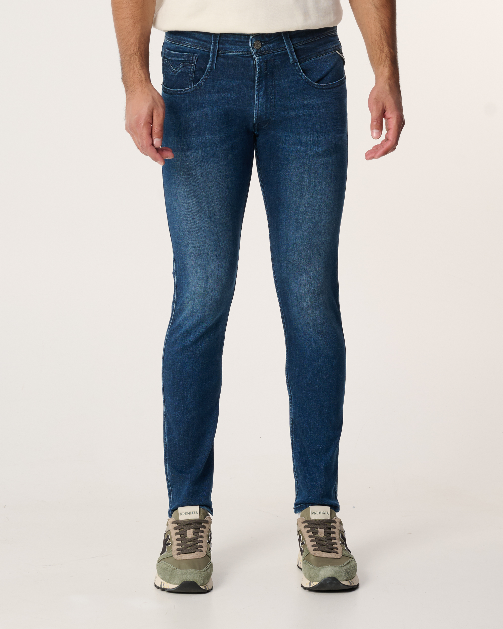 Replay Anbass Powerstretch Heren Jeans