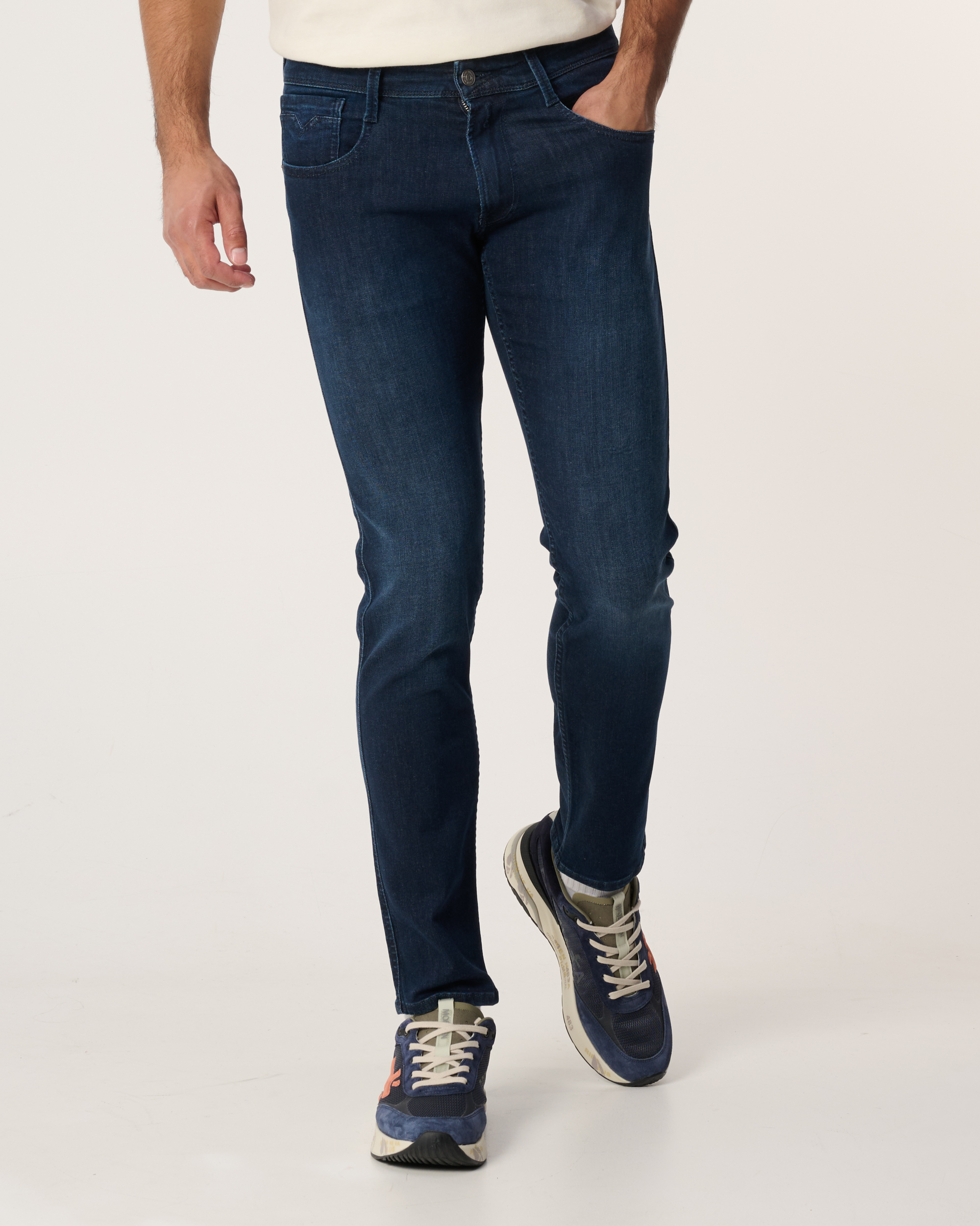 Replay Anbass Powerstretch Heren Jeans