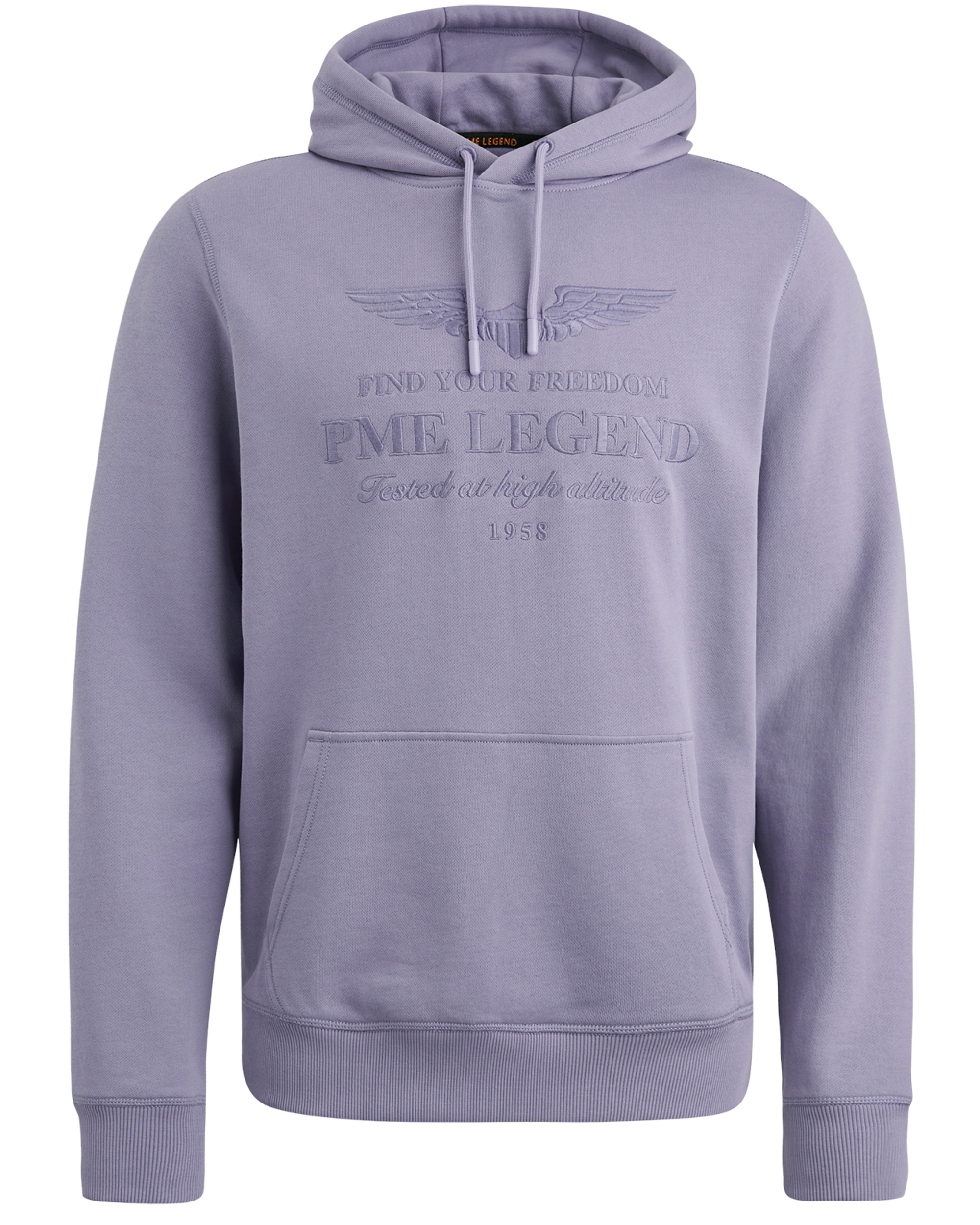 PME Legend Gezellige en Stijlvolle Hoodie van Zacht Materiaal Purple Heren