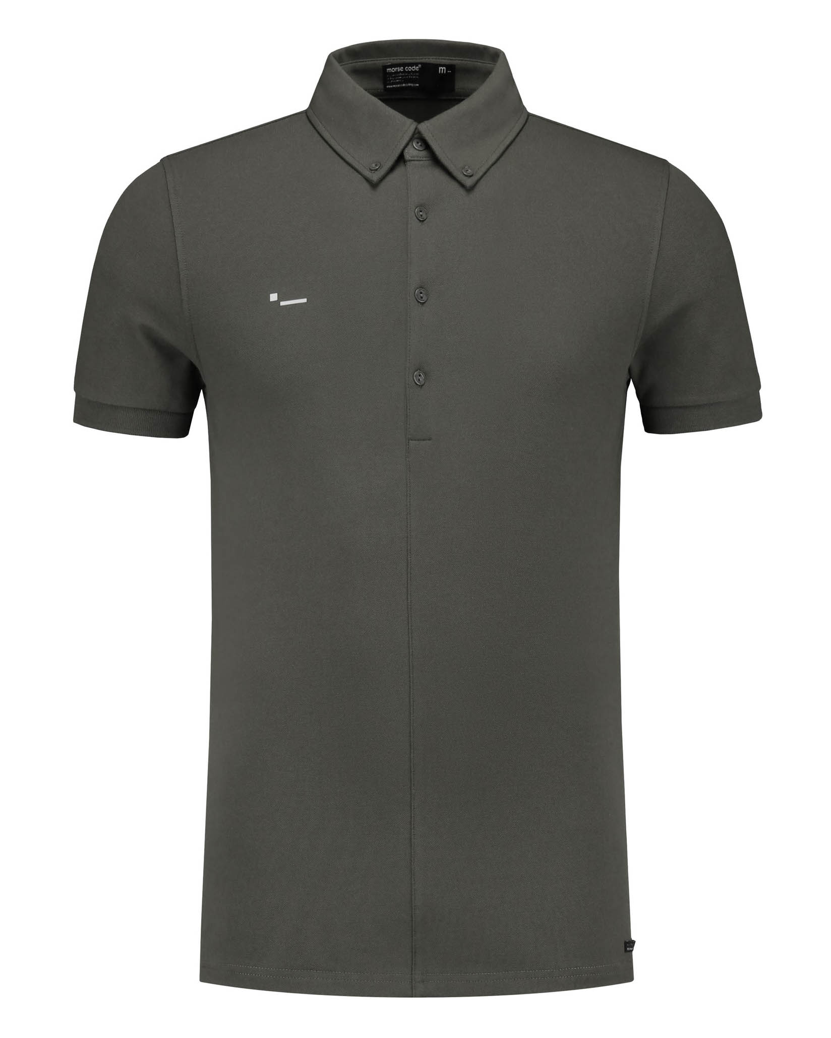 Morse code Alpha 1 Pique Heren Polo KM