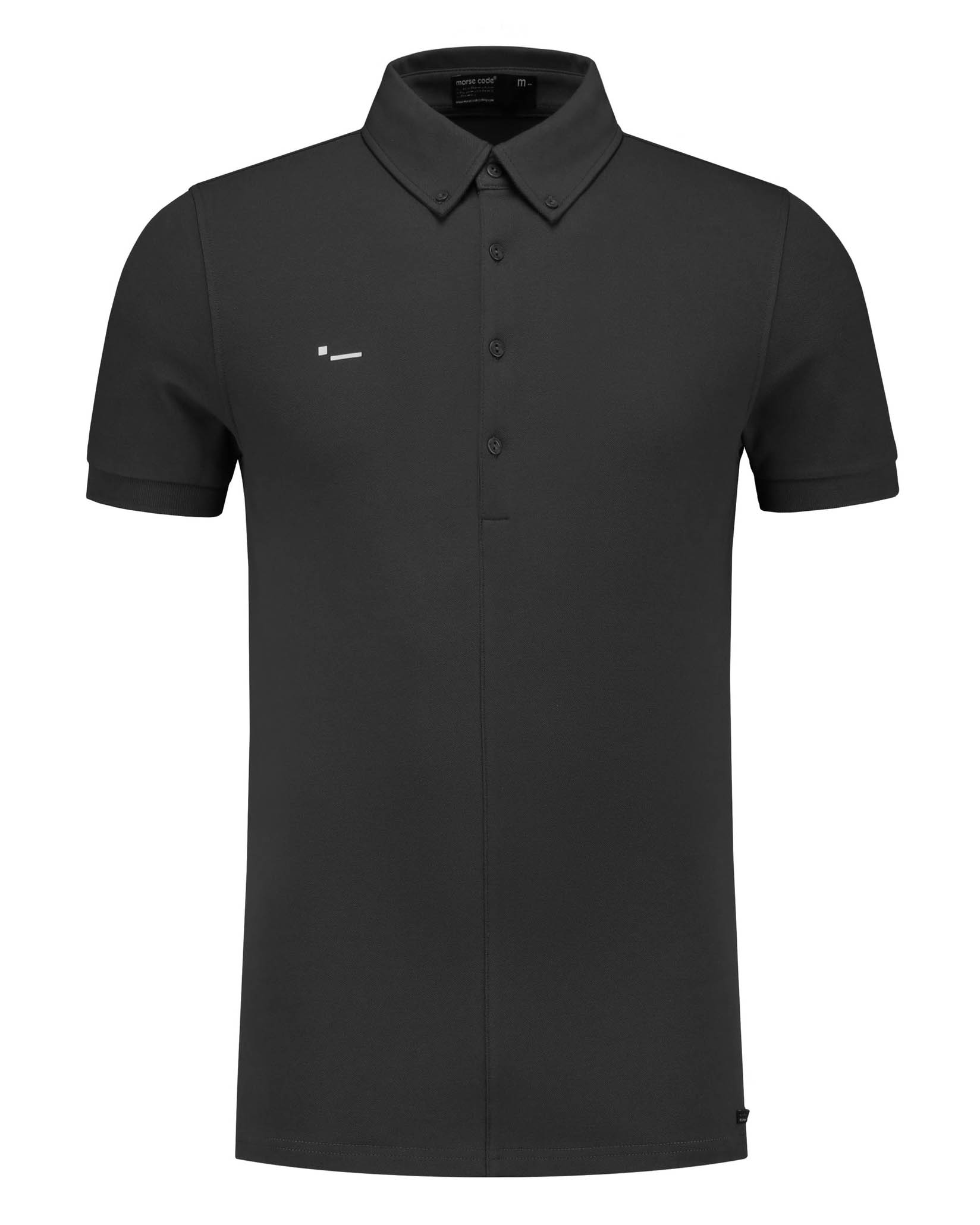 Morse code Alpha 1 Pique Heren Polo KM