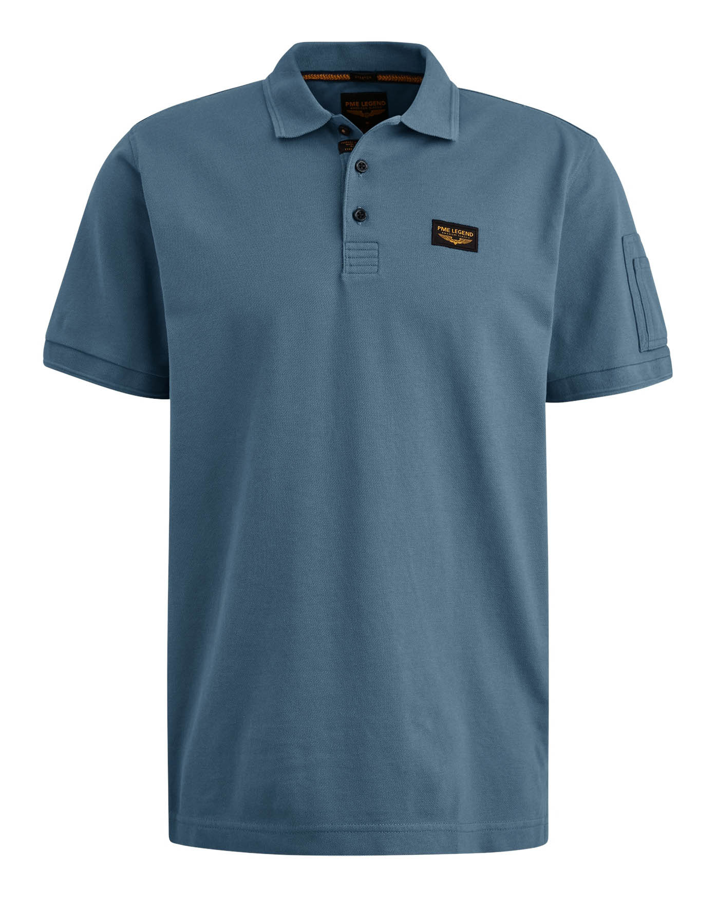 PME LEGEND Heren Polo's & T-shirts Short Sleeve Polo Trackway Polo Blauw