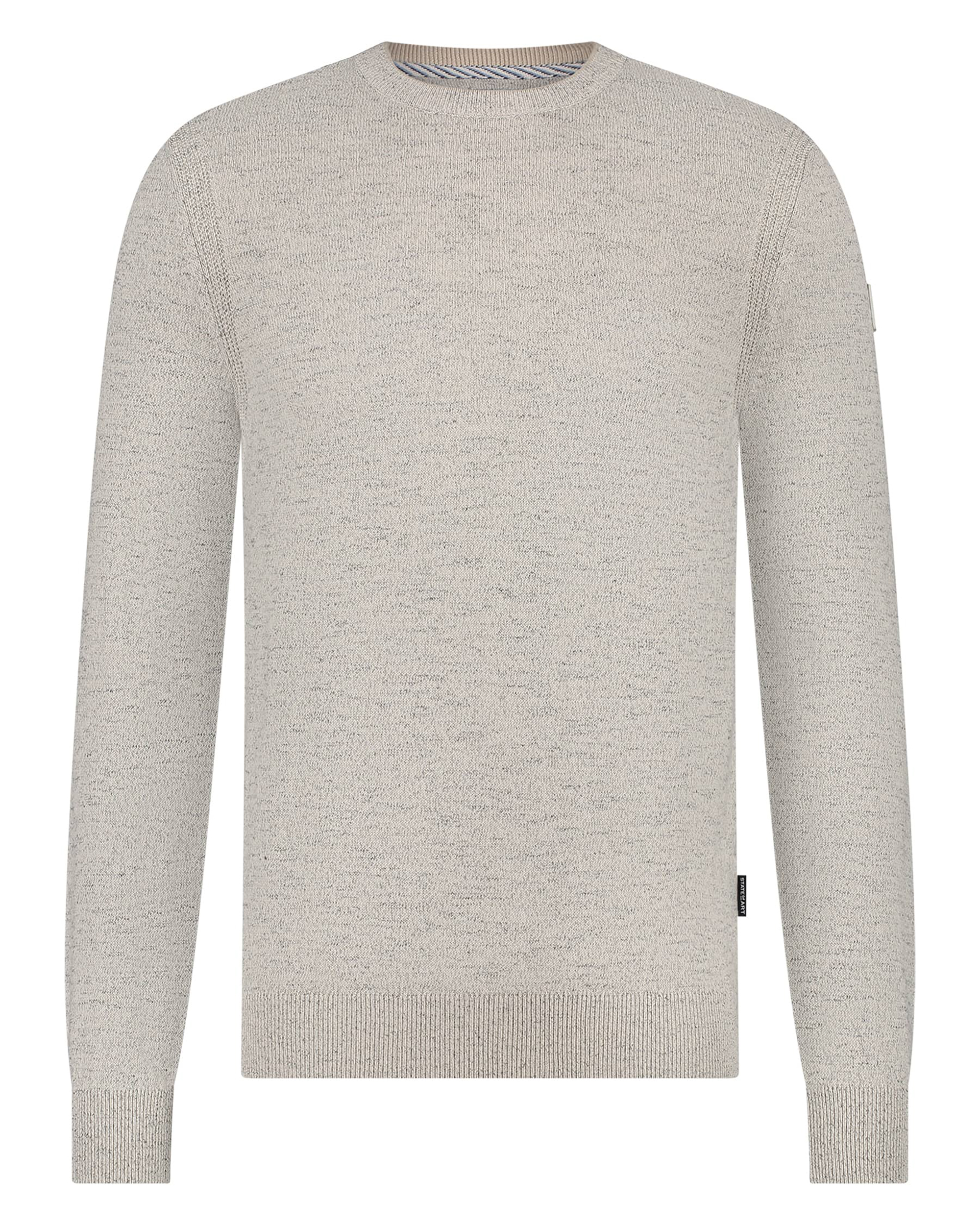 State of Art Crew-Neck Pullover in Moderne Stijl Beige Heren